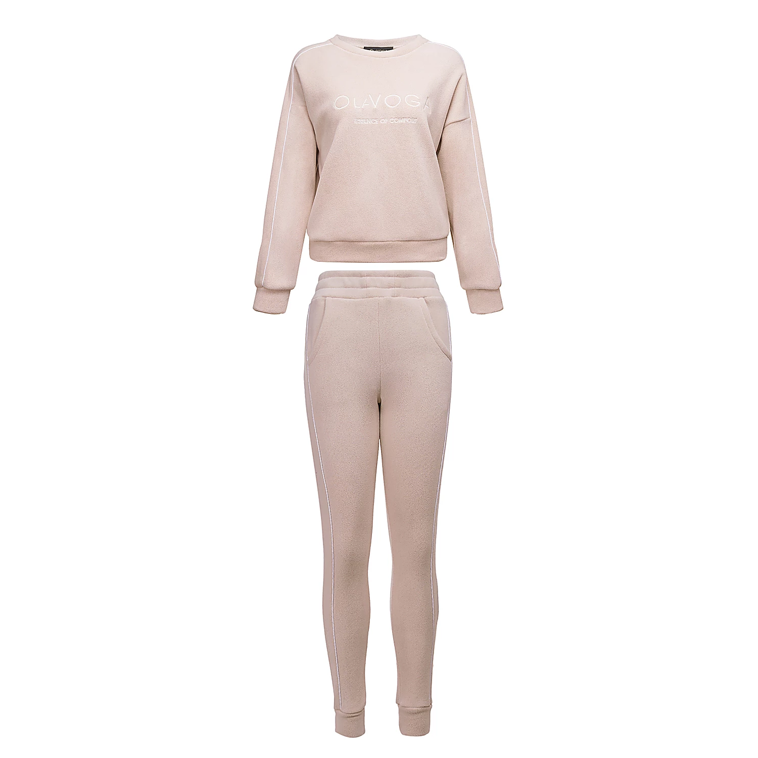 Damen-Fleece-Set OLAVOGA LENTO - Beige