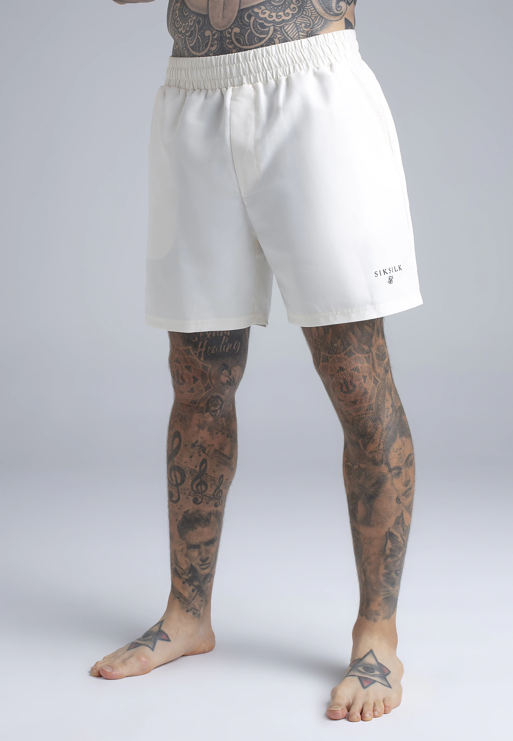 SIKSILK men's swim shorts 28880 - Écru