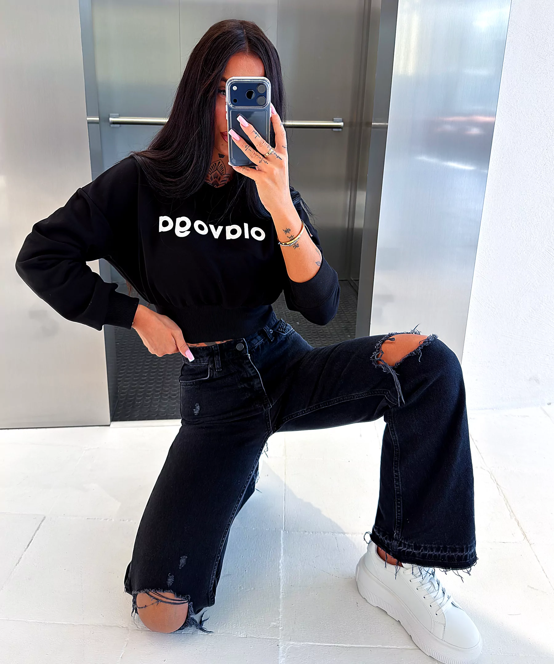 Bluza damska OLAVOGA FRESH - Czarny