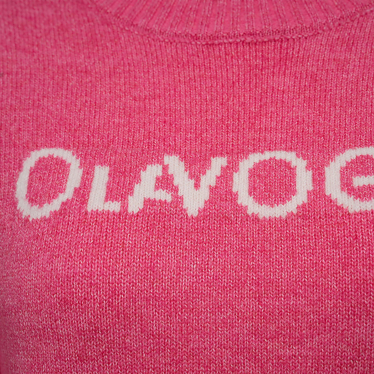 Sweter damski casual OLAVOGA ZAIO - Amarant