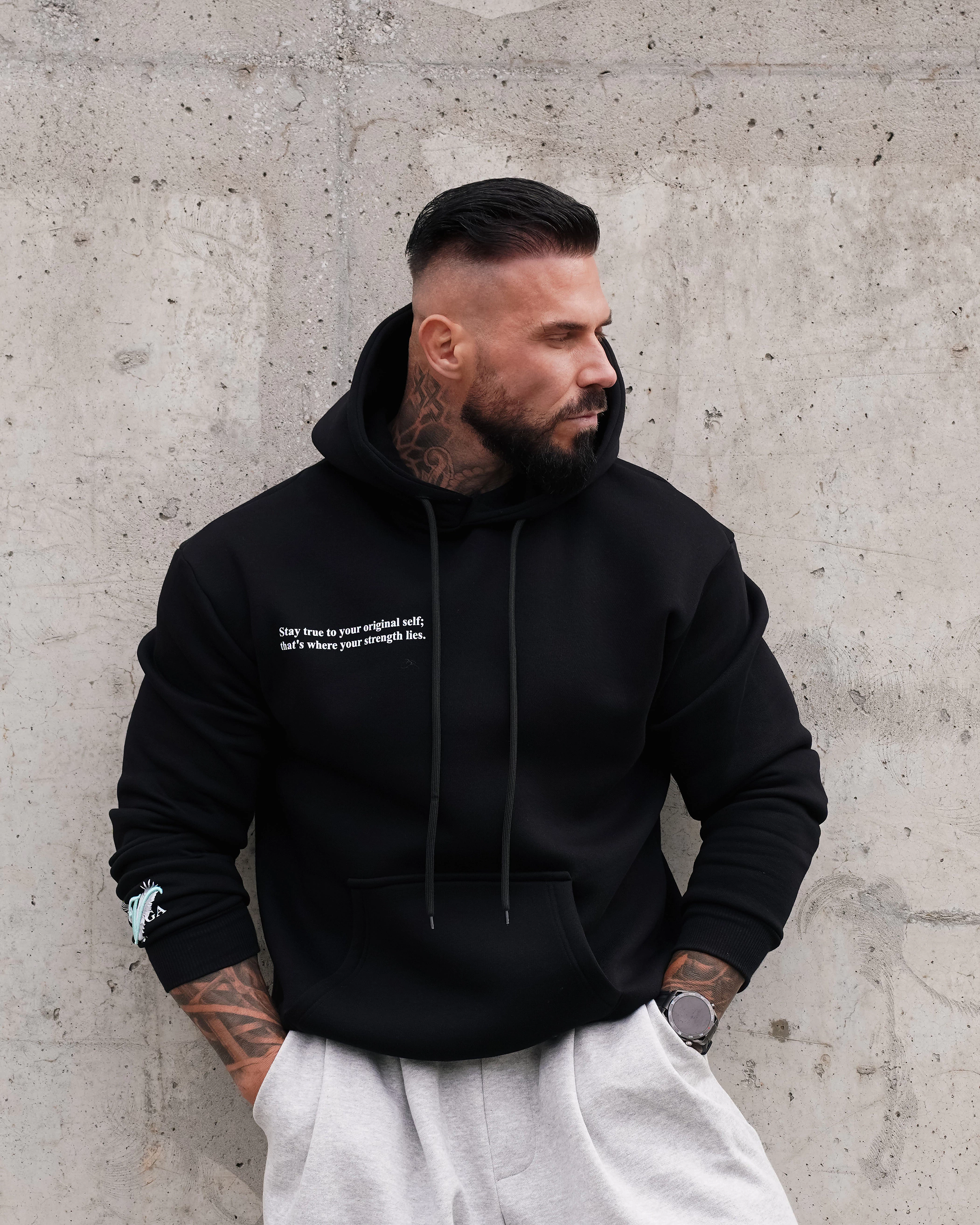 Bluza męska O'la Voga Men EAGLE - Czarny