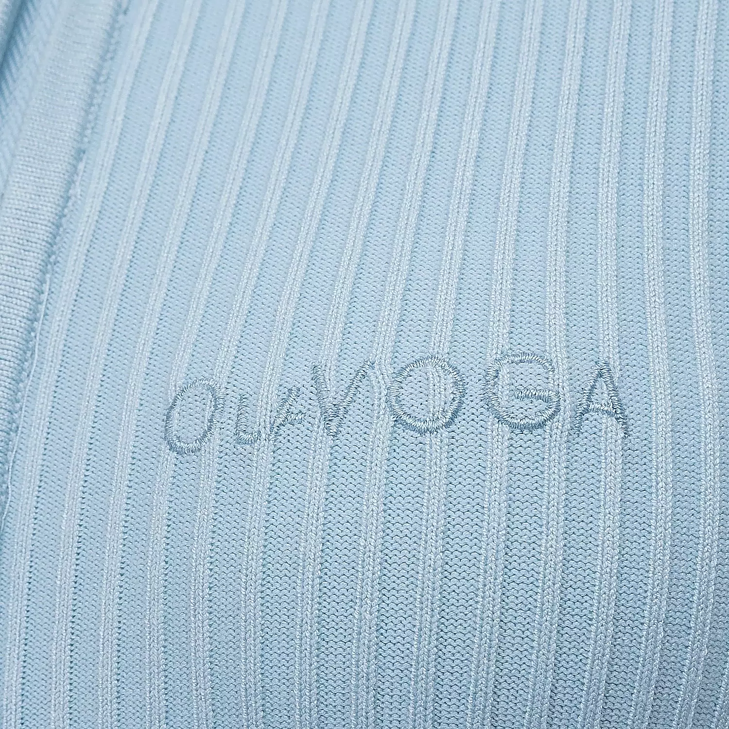 Kombinezon damski prążkowany OLAVOGA NEXTION - Niebieski