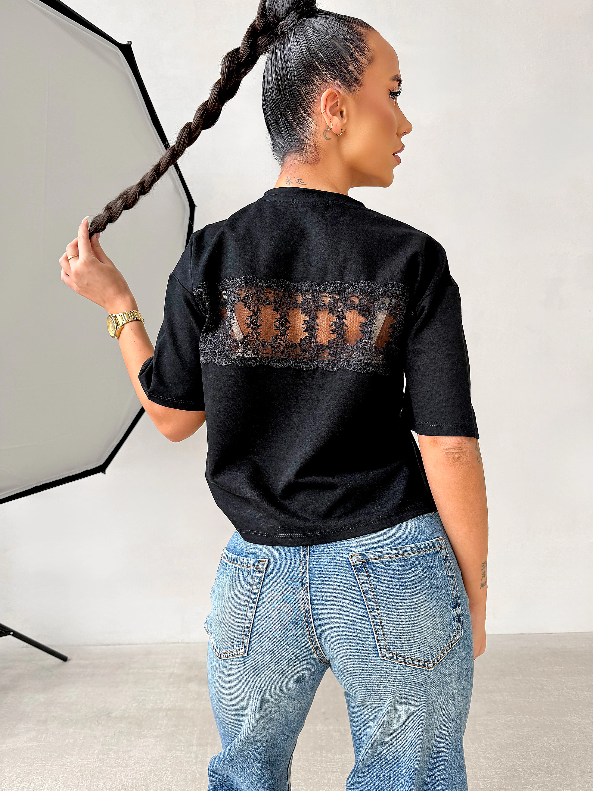 OLAVOGA TRIOASI women's T-shirt - Black