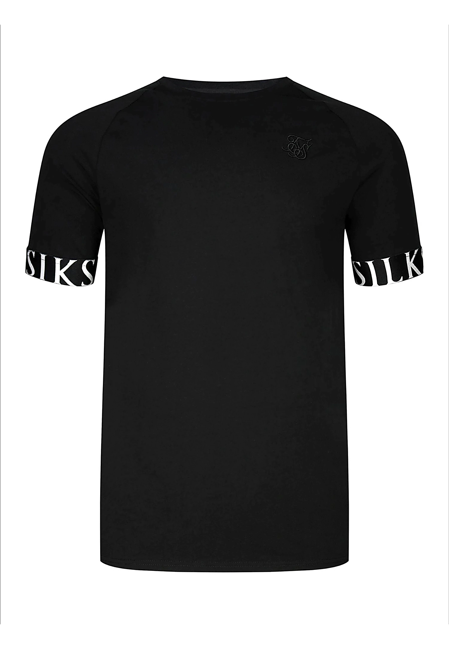 T-shirt męski SIKSILK TECH 28403 - Czarny