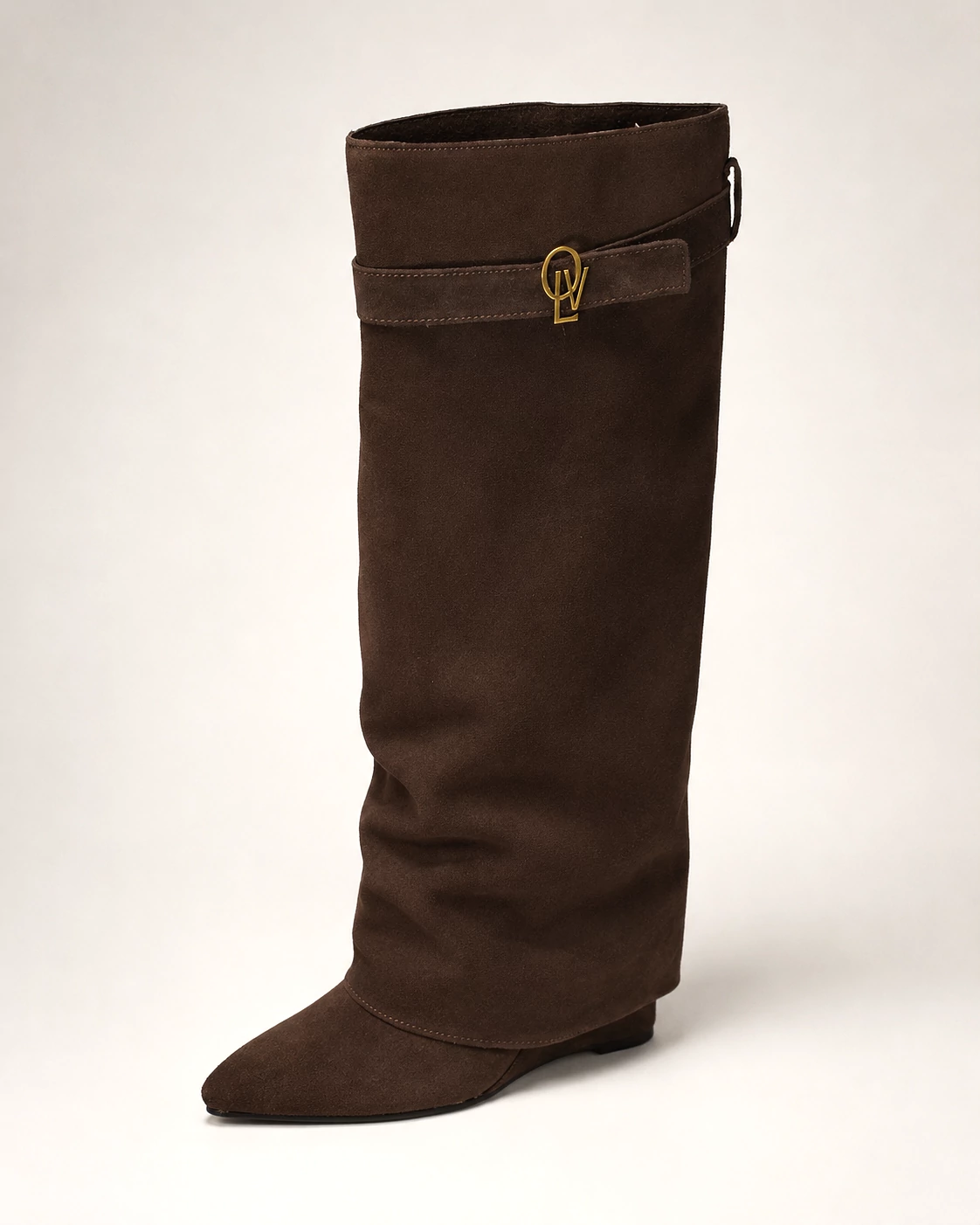 OLAVOGA TYGAL women's suede boots – Brown