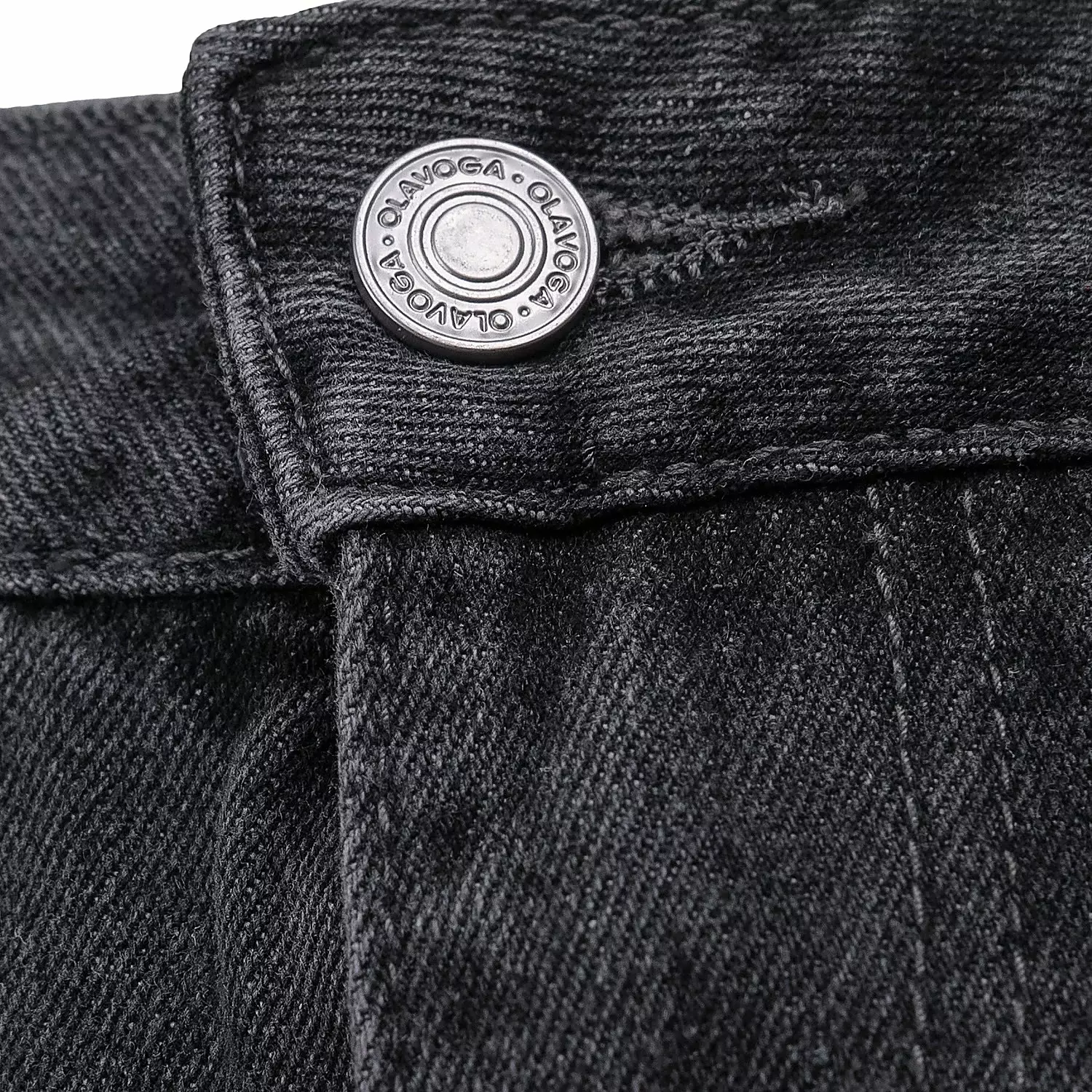 OLAVOGA DAKEN women's denim trousers - Dark grey