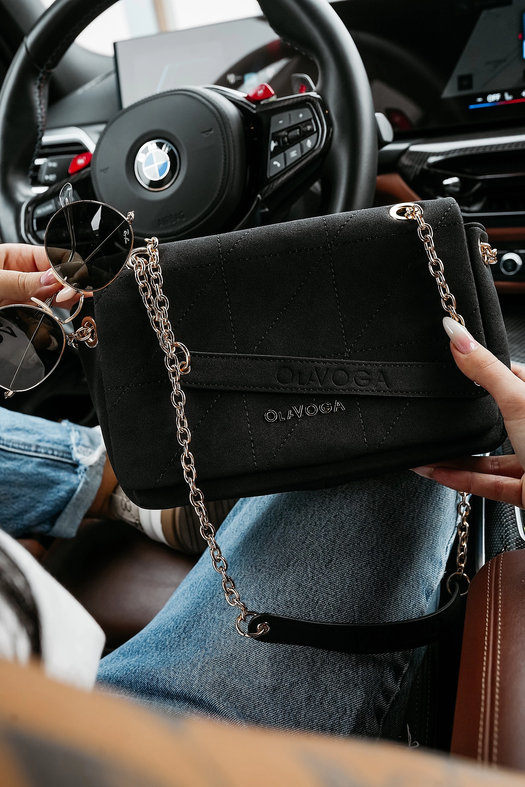 OLAVOGA TERING Damenhandtasche - Schwarz