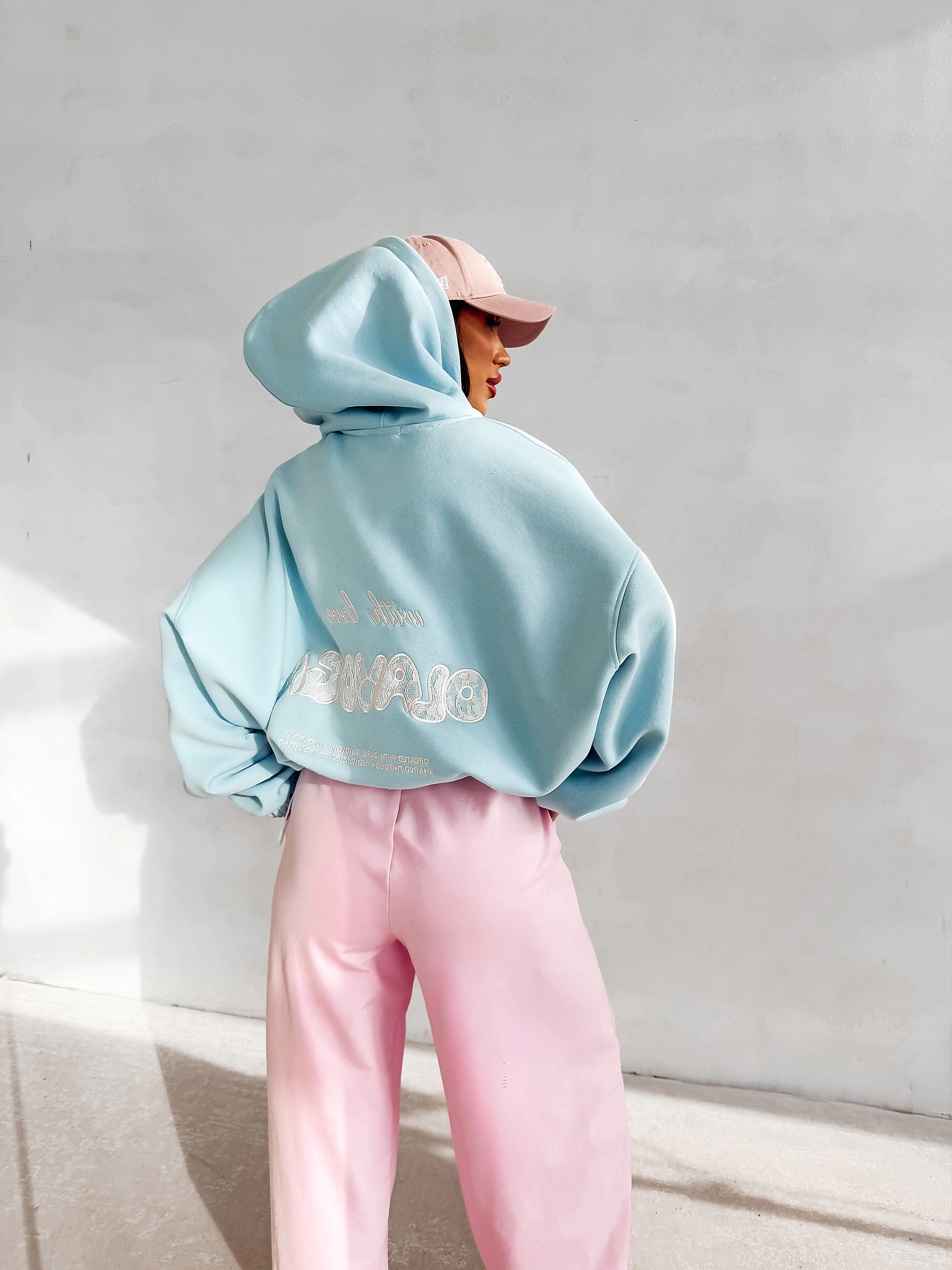 OLAVOGA LASANA Damen-Kapuzenpullover - Blau