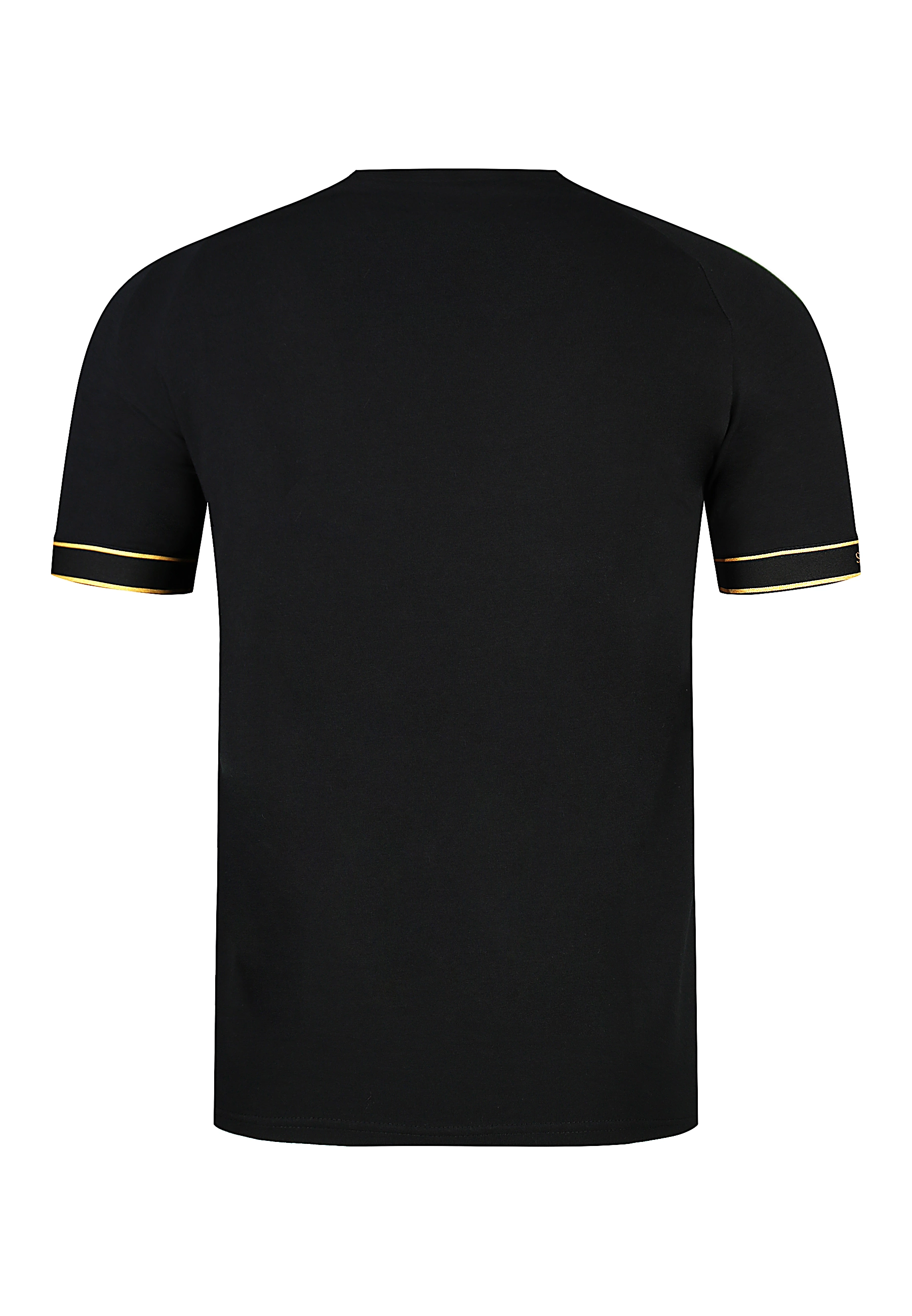T-shirt męski SIKSILK TECH 28219 - Czarny