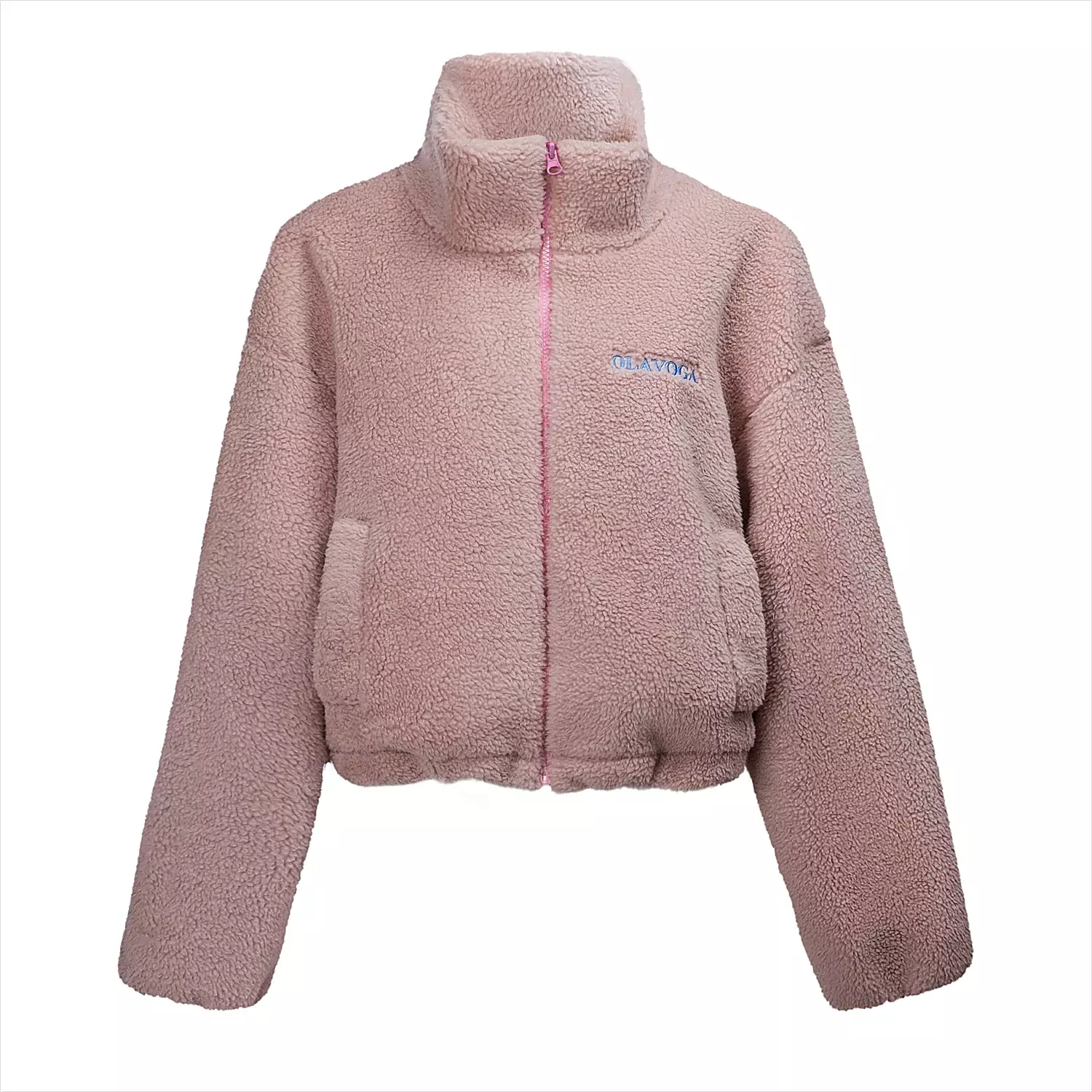 OLAVOGA LORIA dámská šerpa bunda - Powder pink