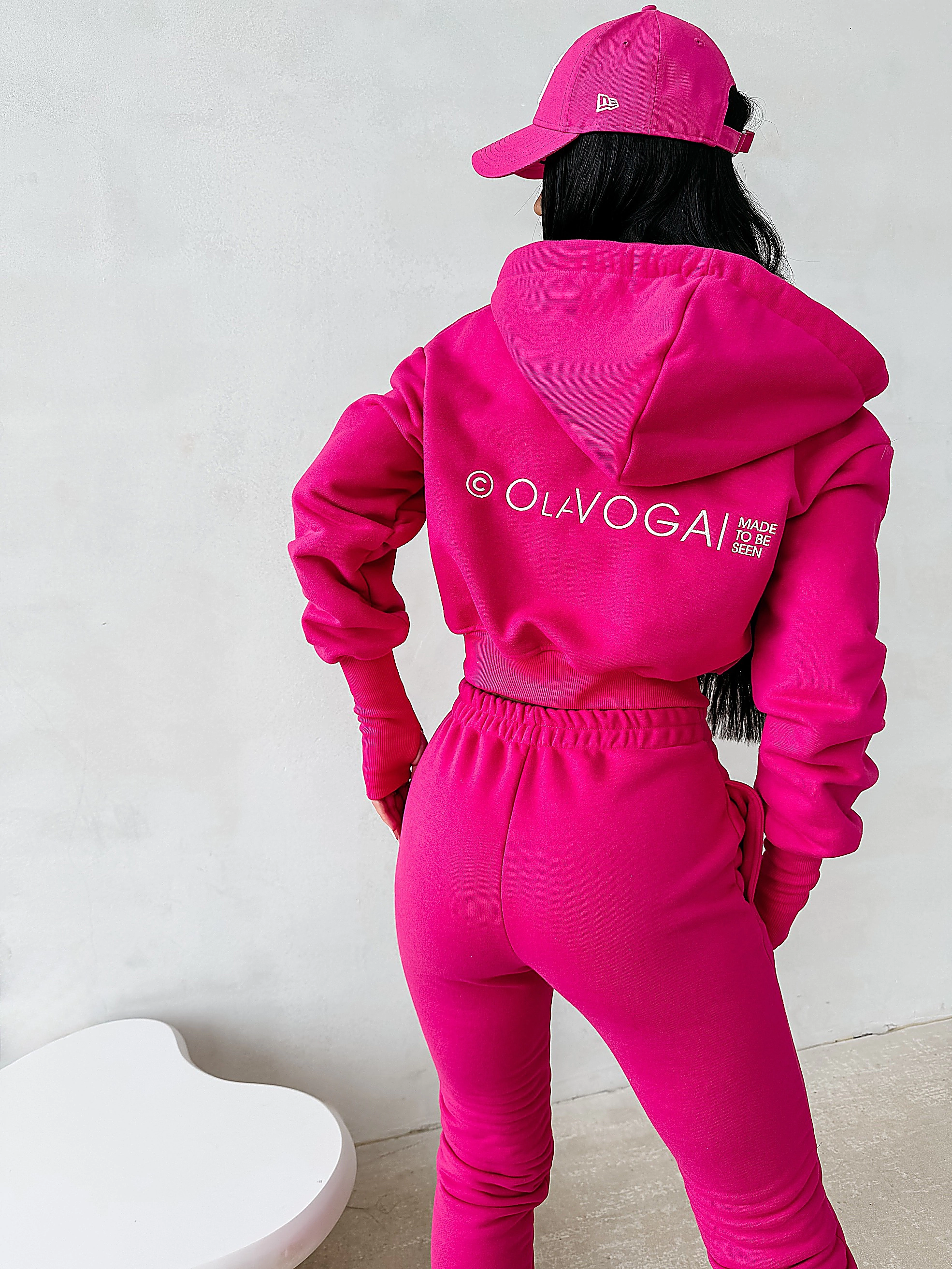 Damen-Kapuzenset OLAVOGA ELISTA - Fuchsia