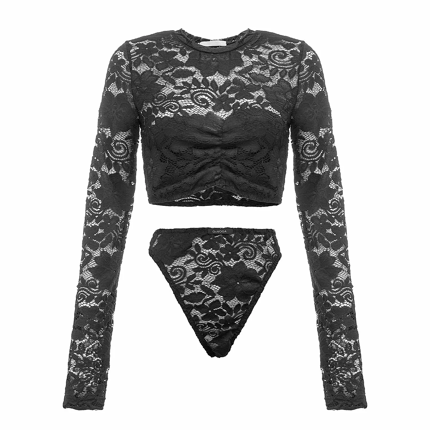 Lace lingerie set OLAVOGA AIRIS - Black