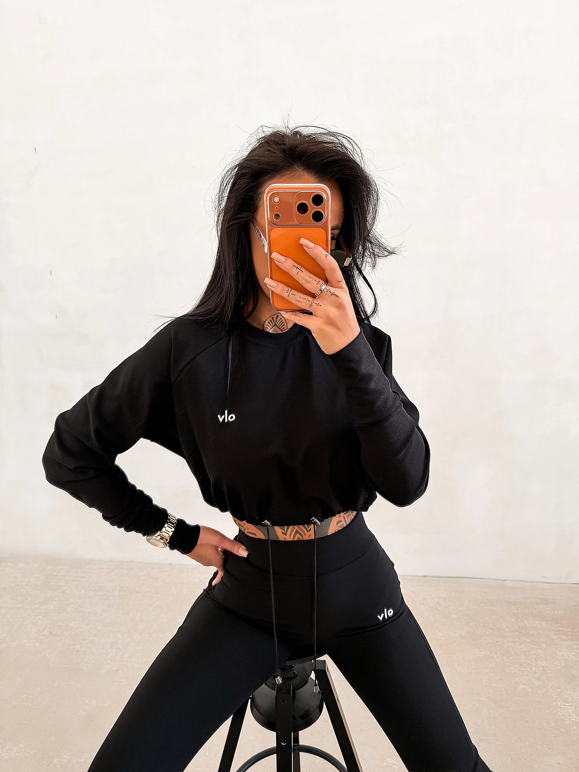 OLAVOGA ASHWAY Damen Freizeit-Set - Schwarz