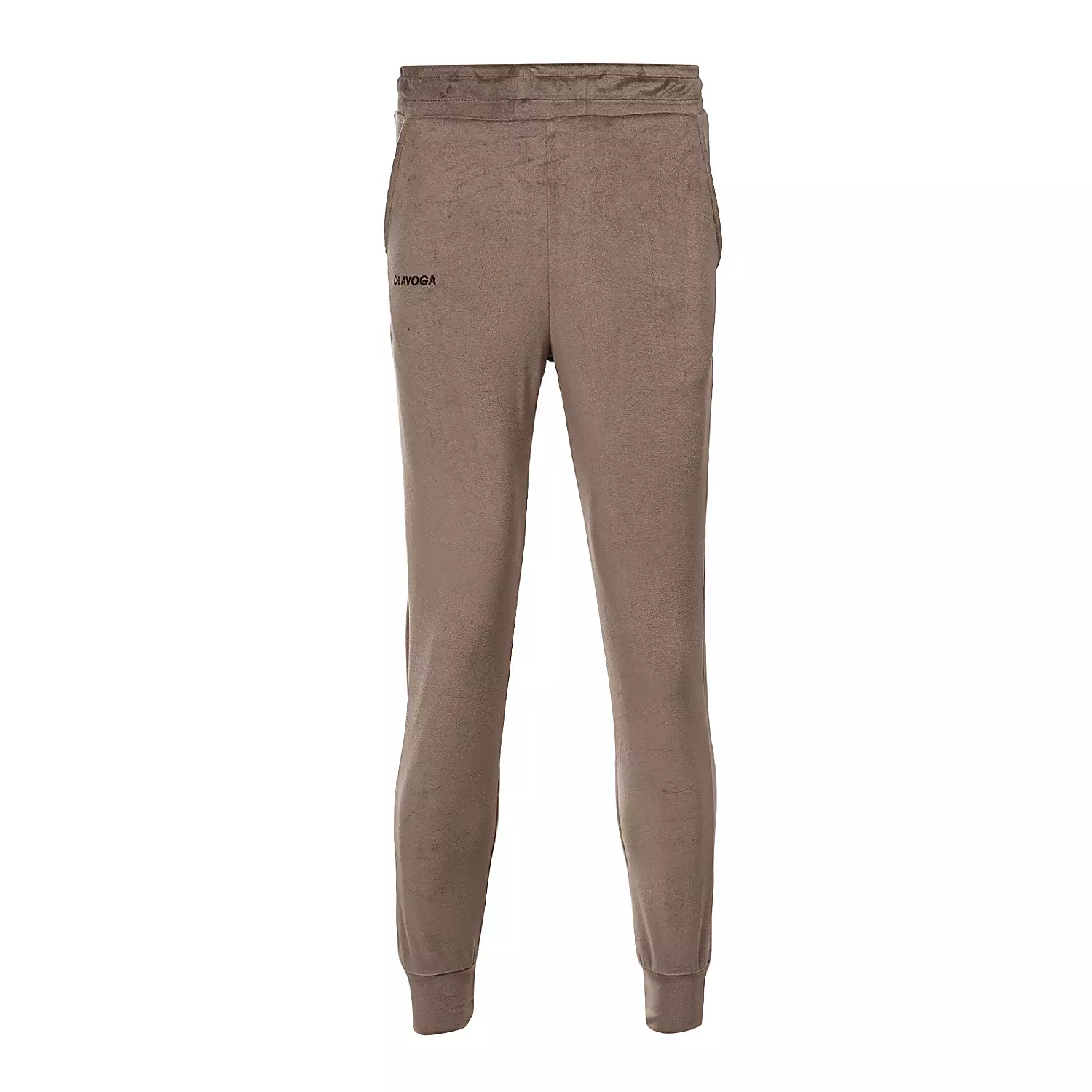 Damenset aus Velours OLAVOGA VELVET ASH MEN - Latte