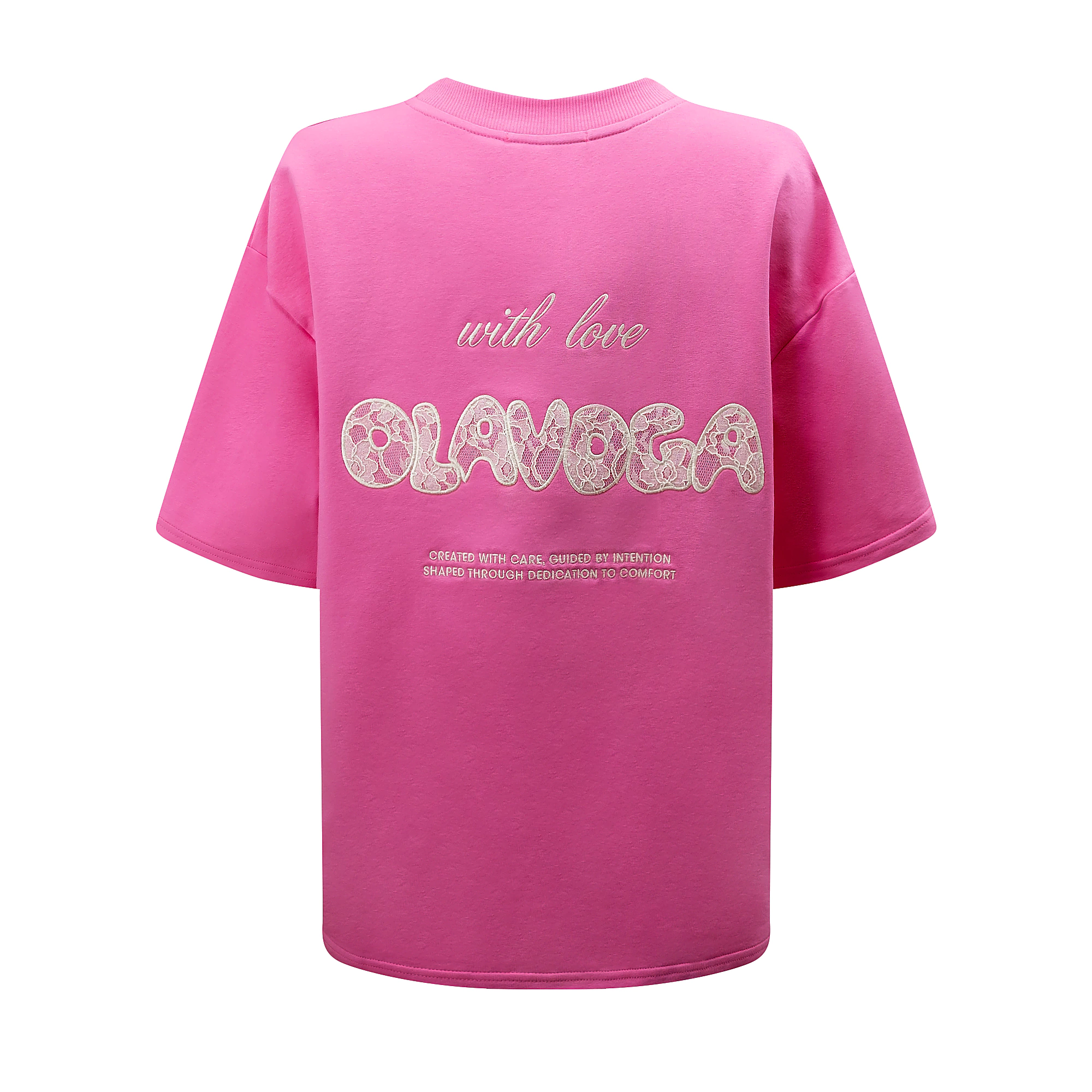 OLAVOGA SOREYA women's oversize T-shirt - Fuchsia
