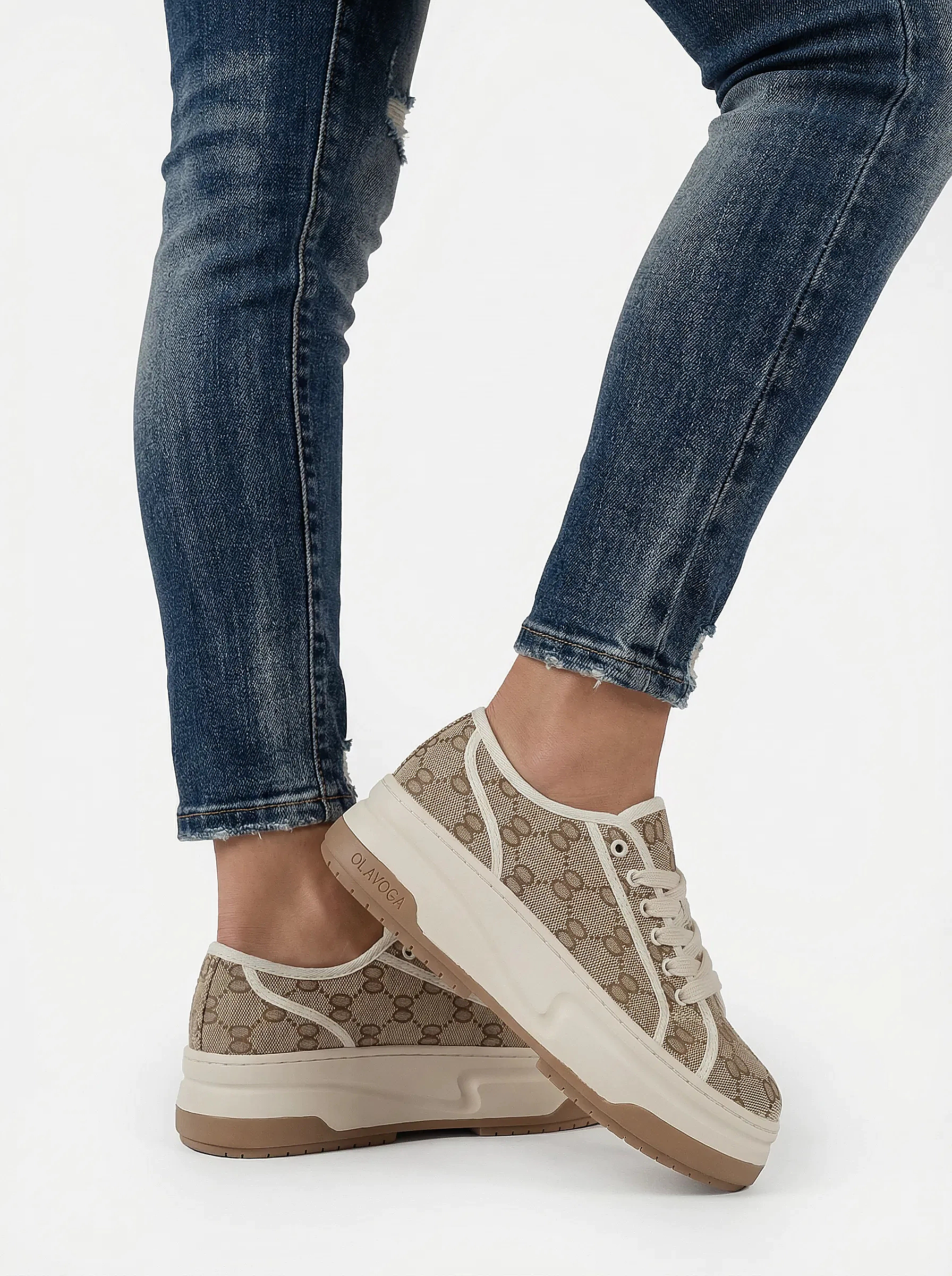 Buty damskie OLAVOGA MALLOW - Beżowy
