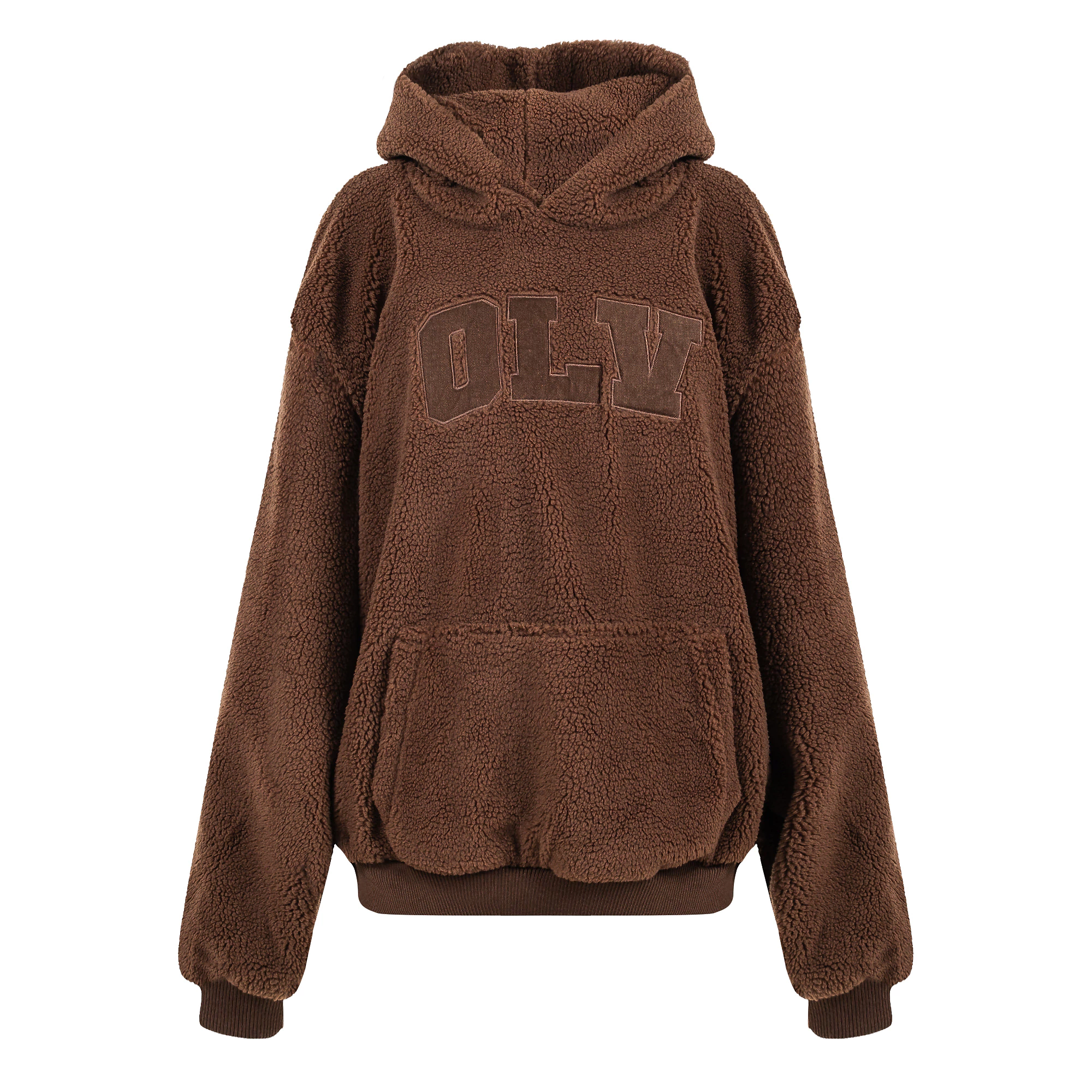 Bluza z kapturem OLAVOGA OROFIOU - Brąz