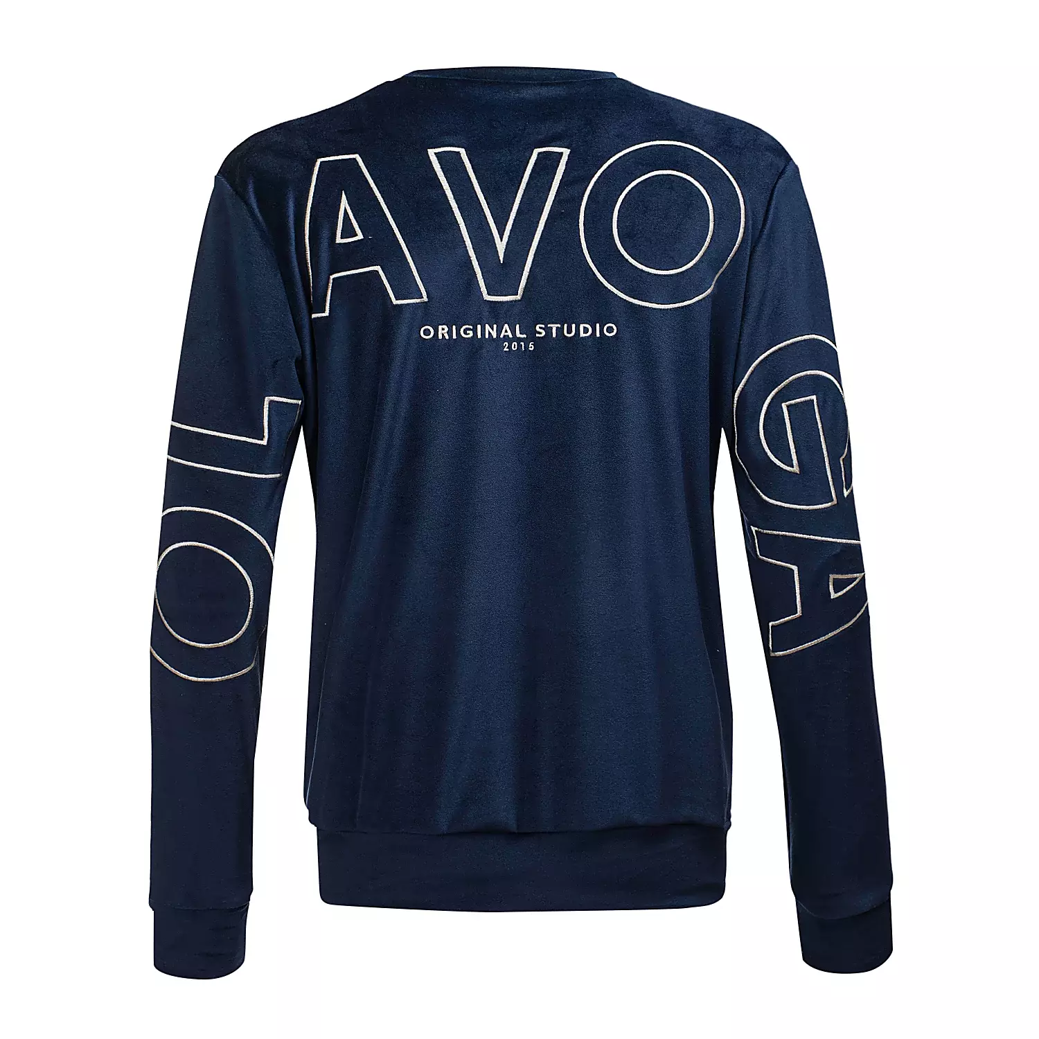 Damenset aus Velours OLAVOGA VELVET ASH MEN - Marineblau