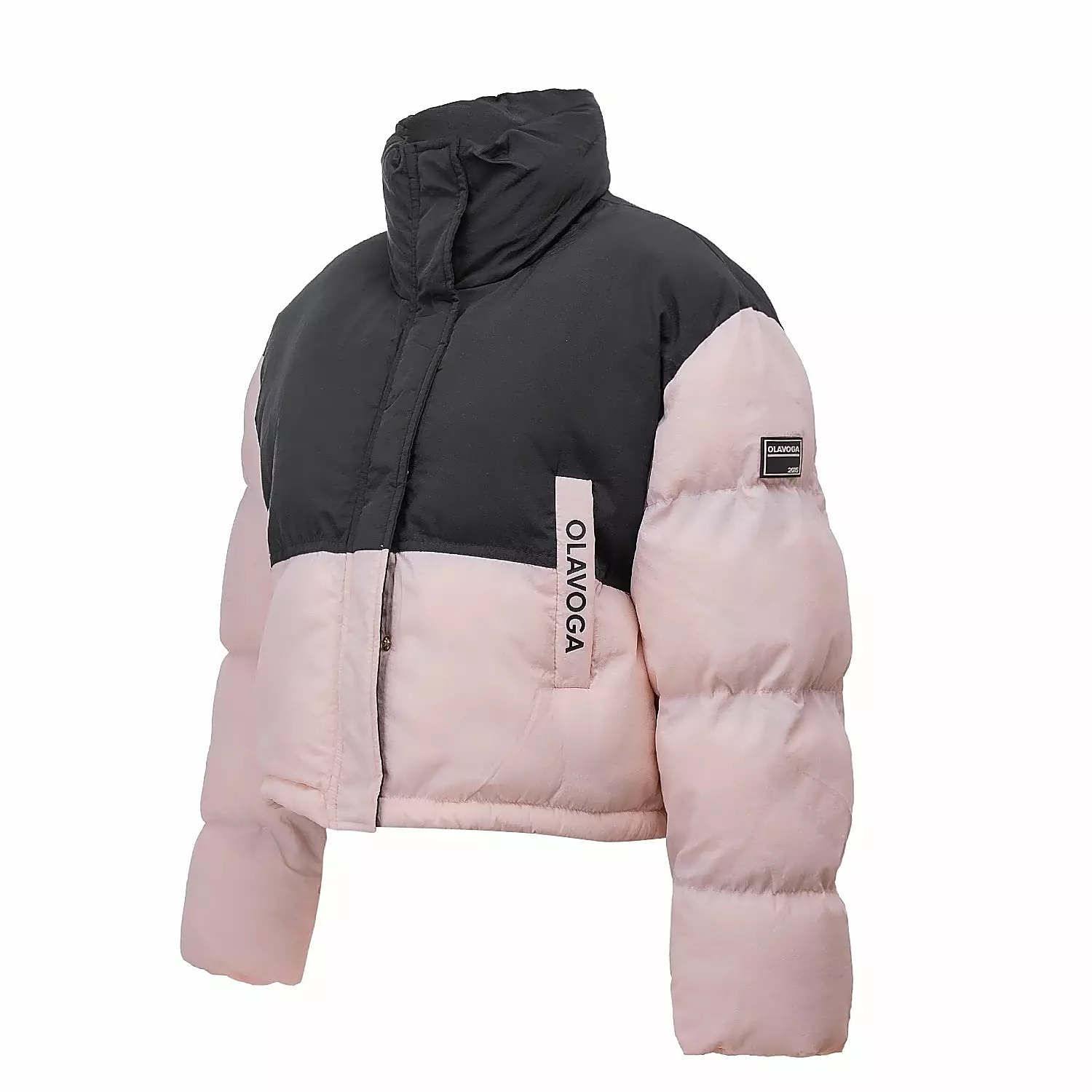 OLAVOGA KIAR kurze Steppjacke für Damen - Schwarz