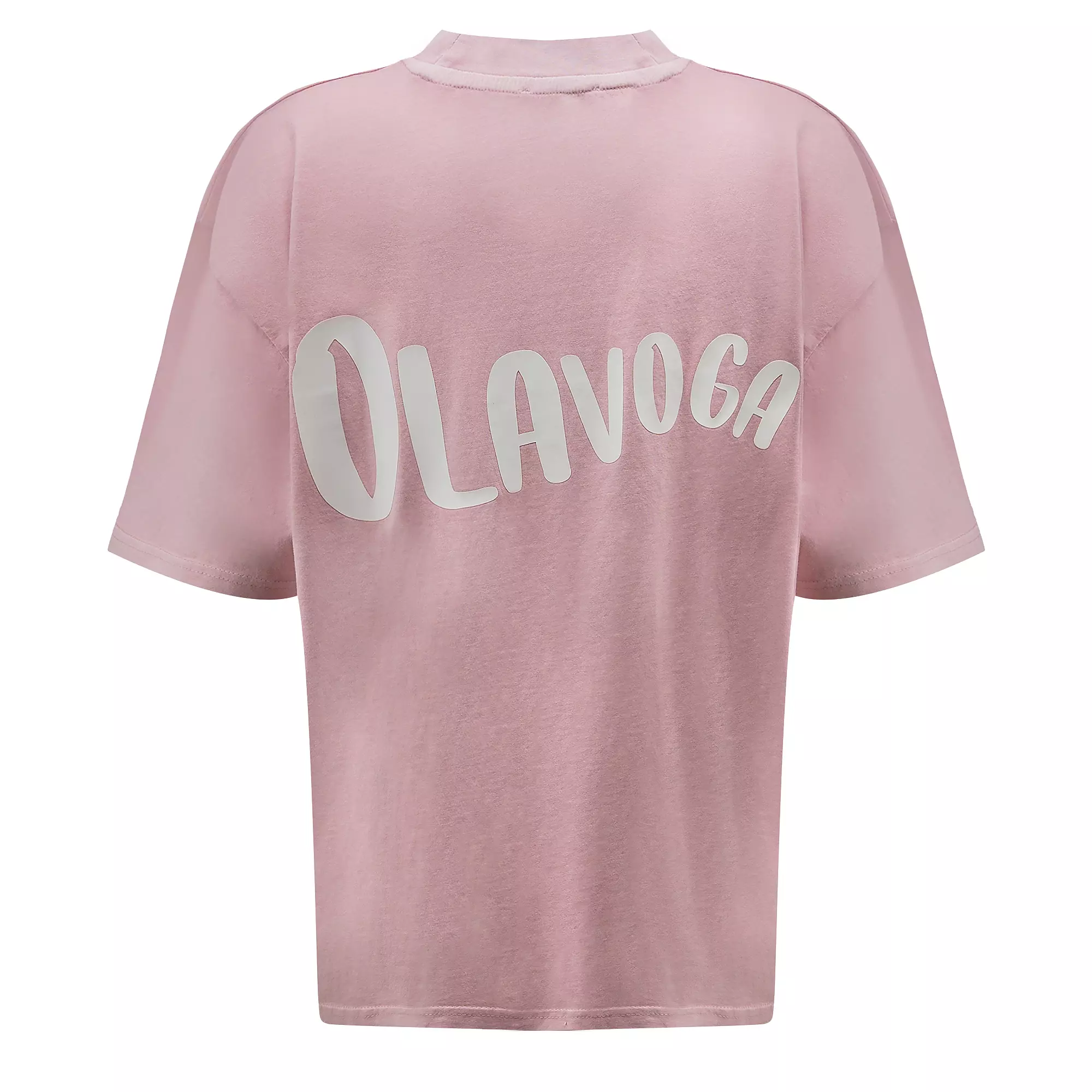 OLAVOGA BABE dámske tričko oversize - ružové