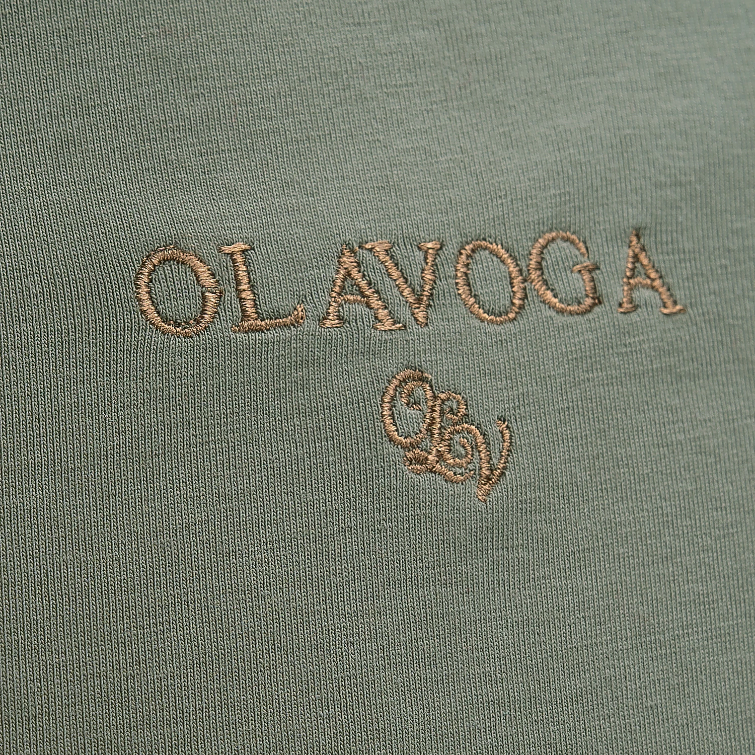 Pánské streetwearové tričko OLAVOGA Men SKYJUE - Khaki