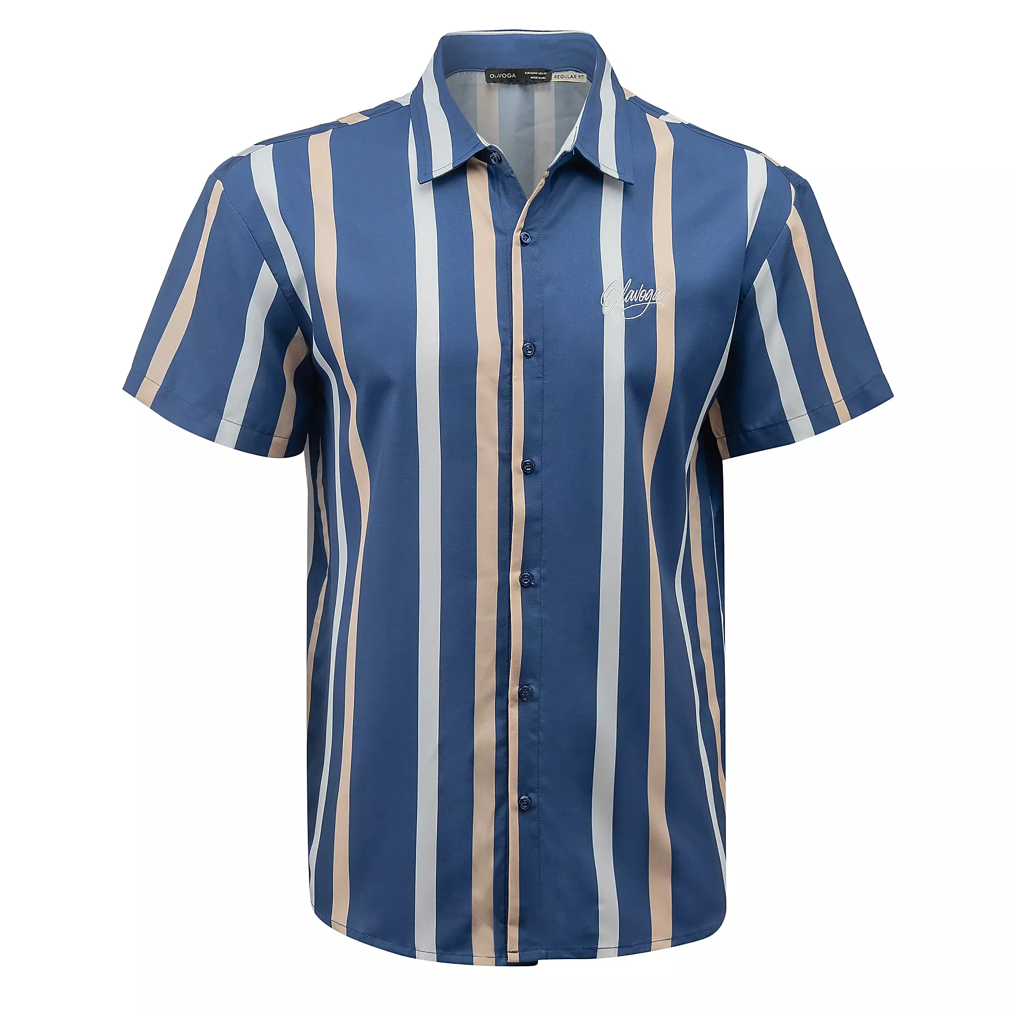 OLAVOGA Herren MIUS T-shirt - Marineblau