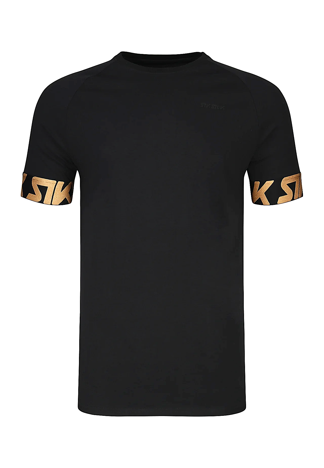 T-shirt męski streetwear SIKSILK 29779 - Czarny