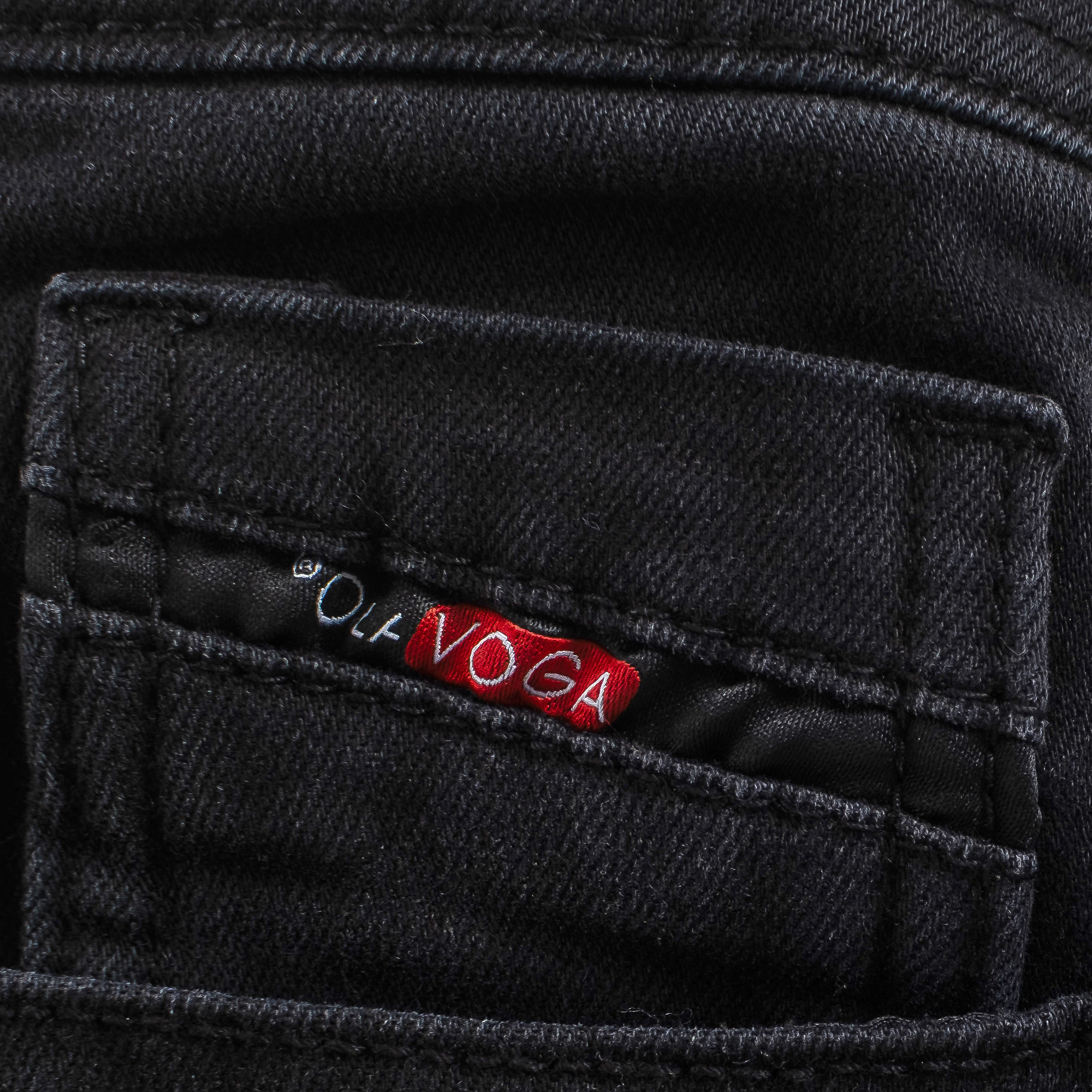 Herren-Denimhose OLAVOGA Men CORE - Schwarz