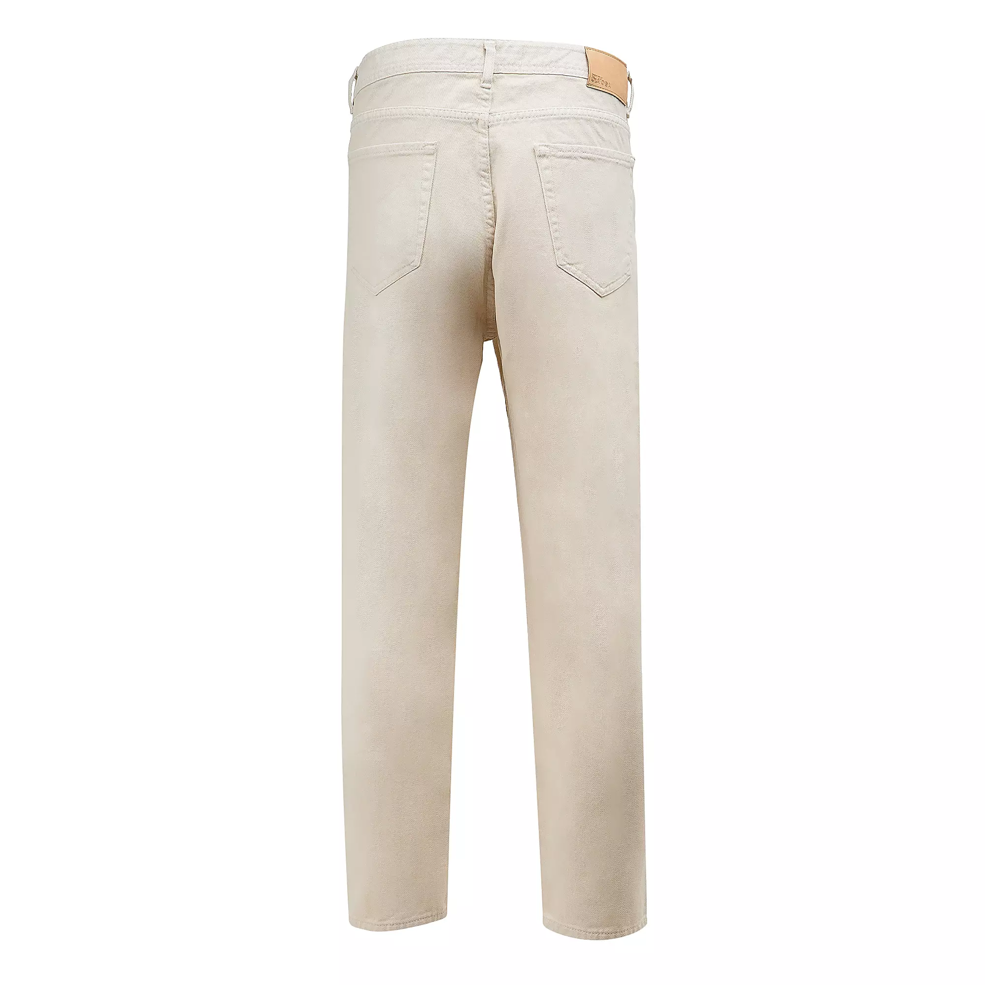 Jeansy męskie denim OLAVOGA Men RAMON - Jasny beż