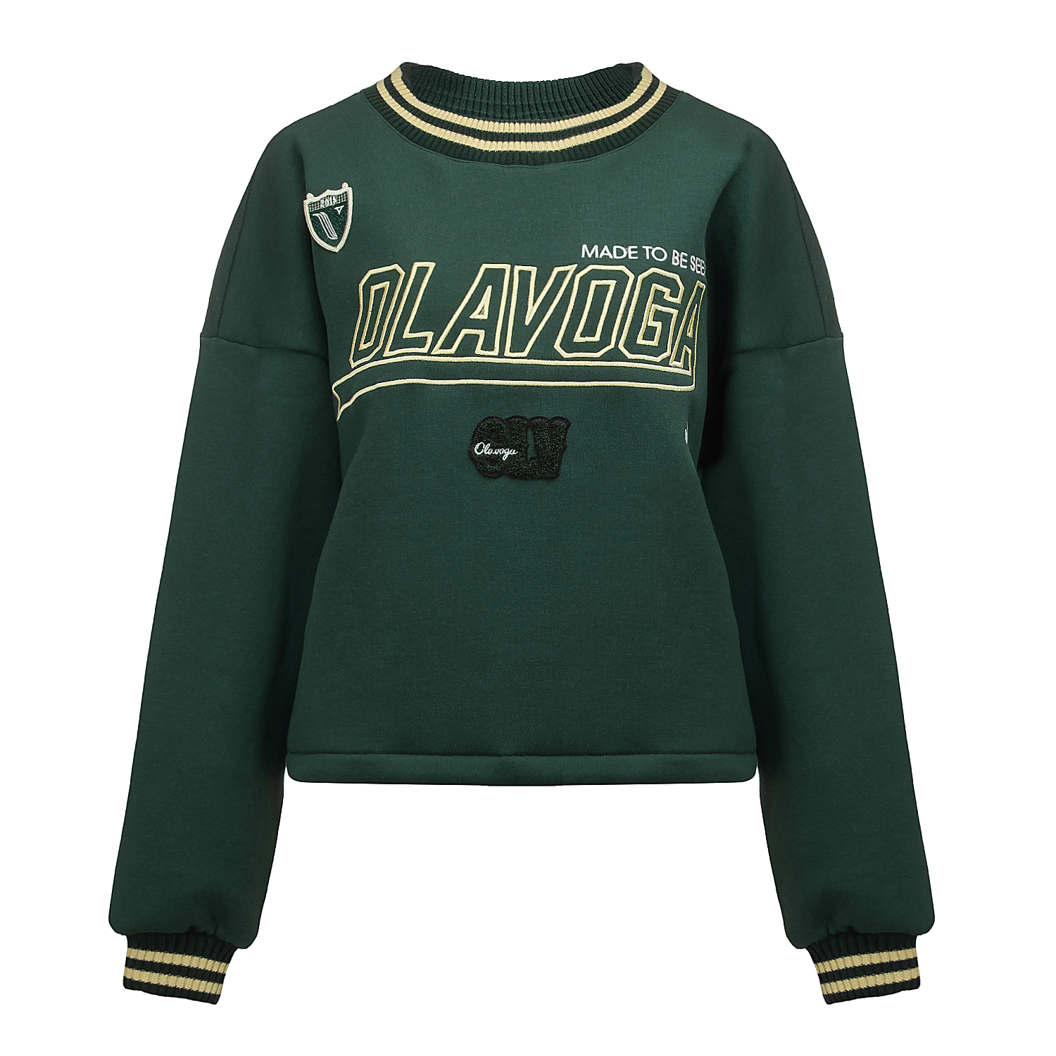 OLAVOGA VESA Damen Sweatshirt - Grün