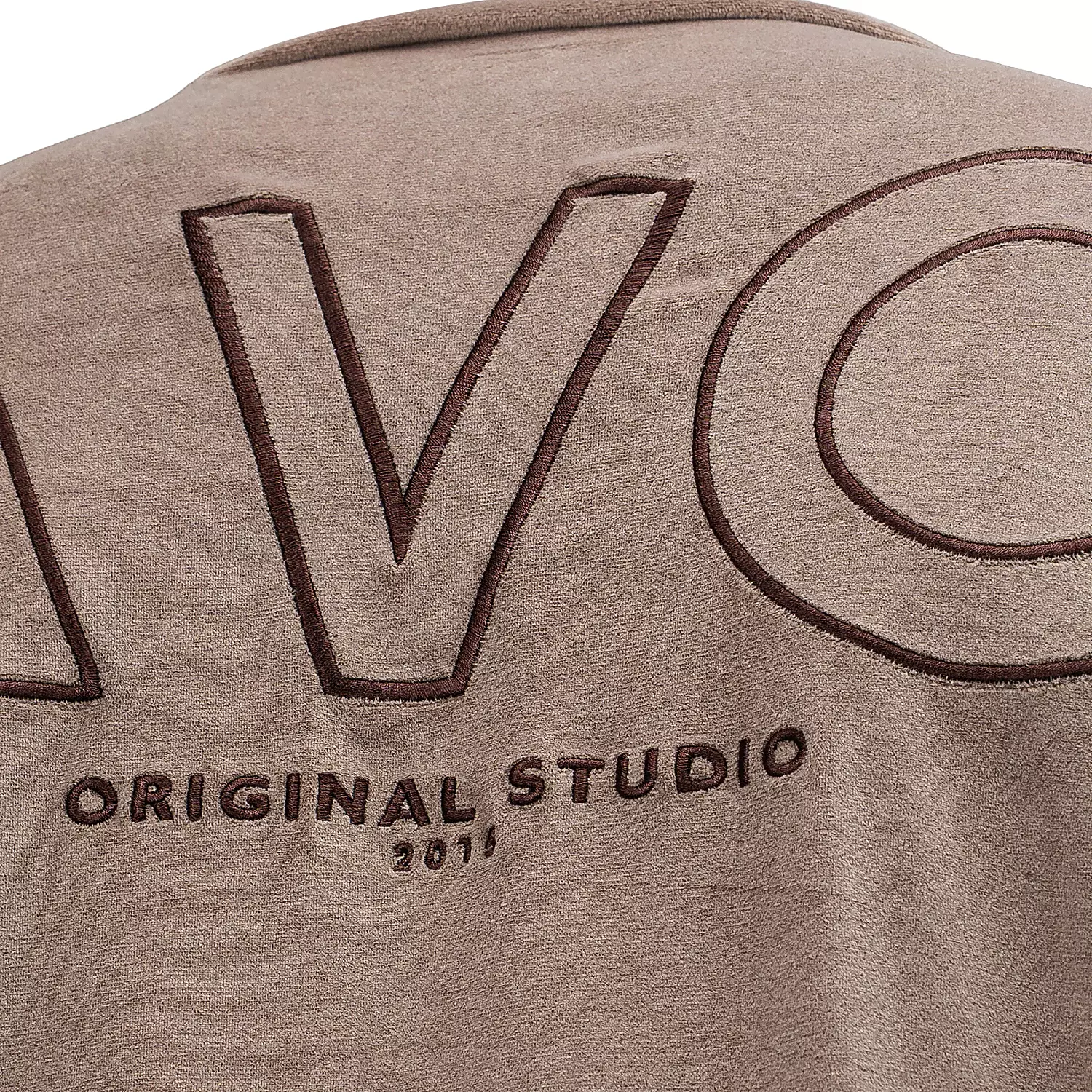 Damenset aus Velours OLAVOGA VELVET ASH MEN - Latte