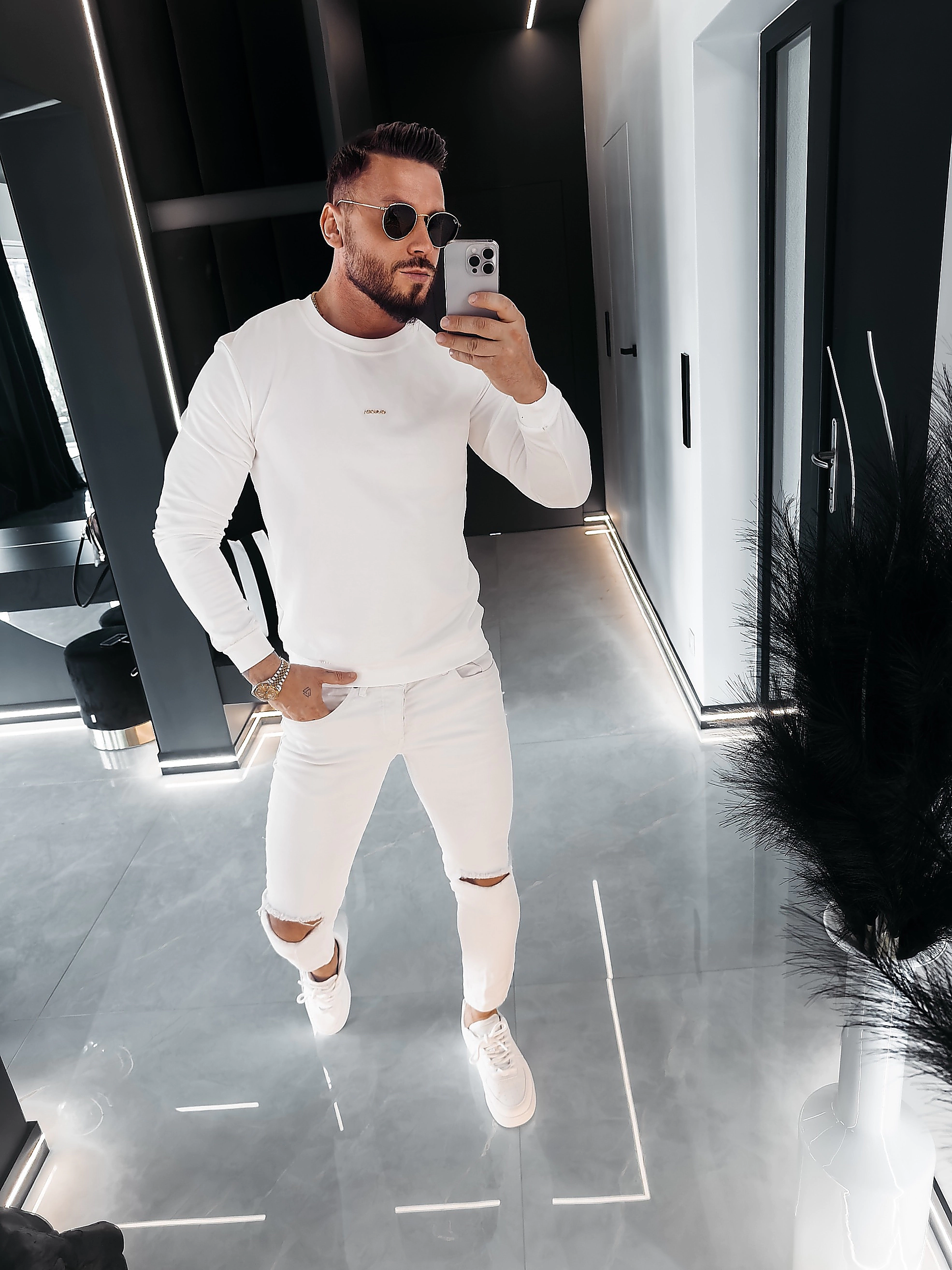 Bluza męska OLAVOGA Men TENGO - Écru