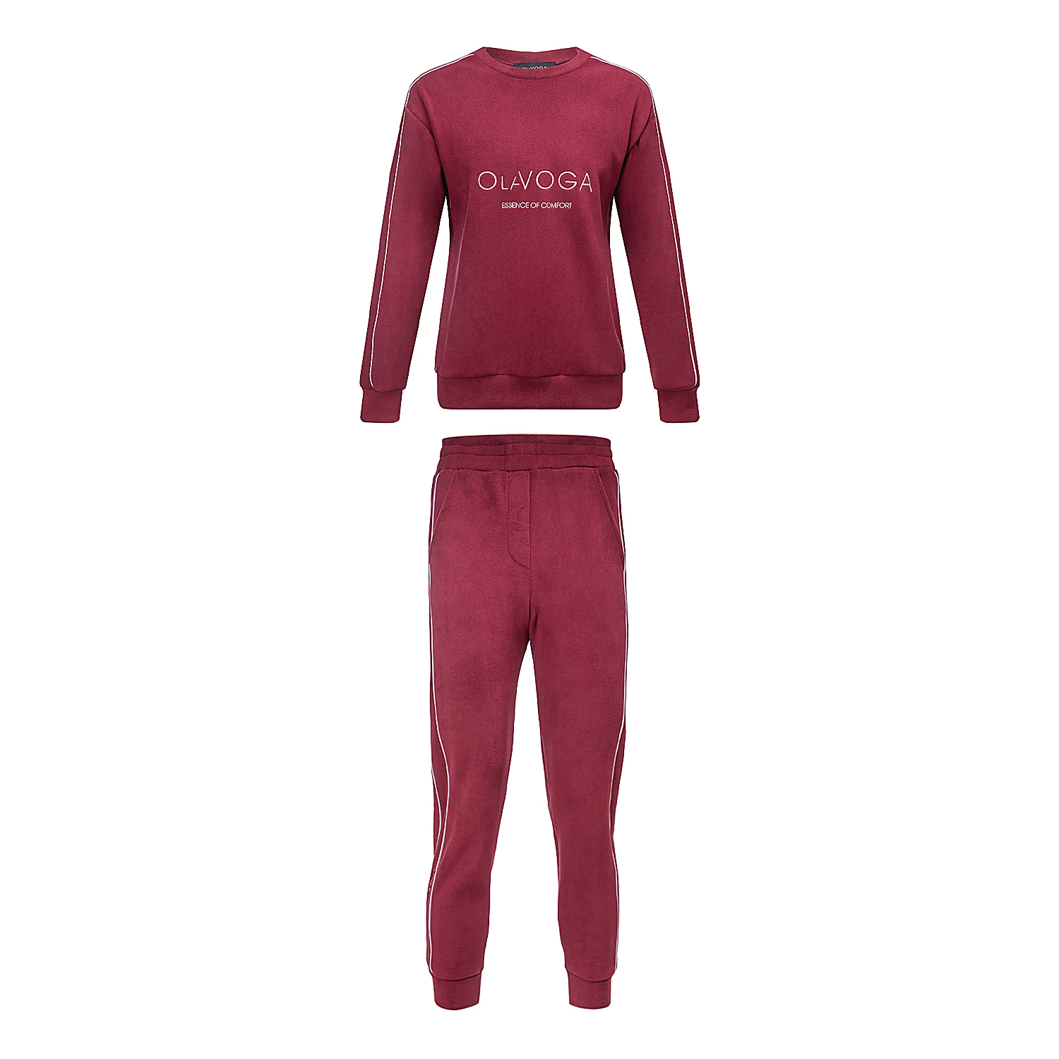 Herren-Fleece-Set OLAVOGA Herren LENTO MEN - Kastanienbraun
