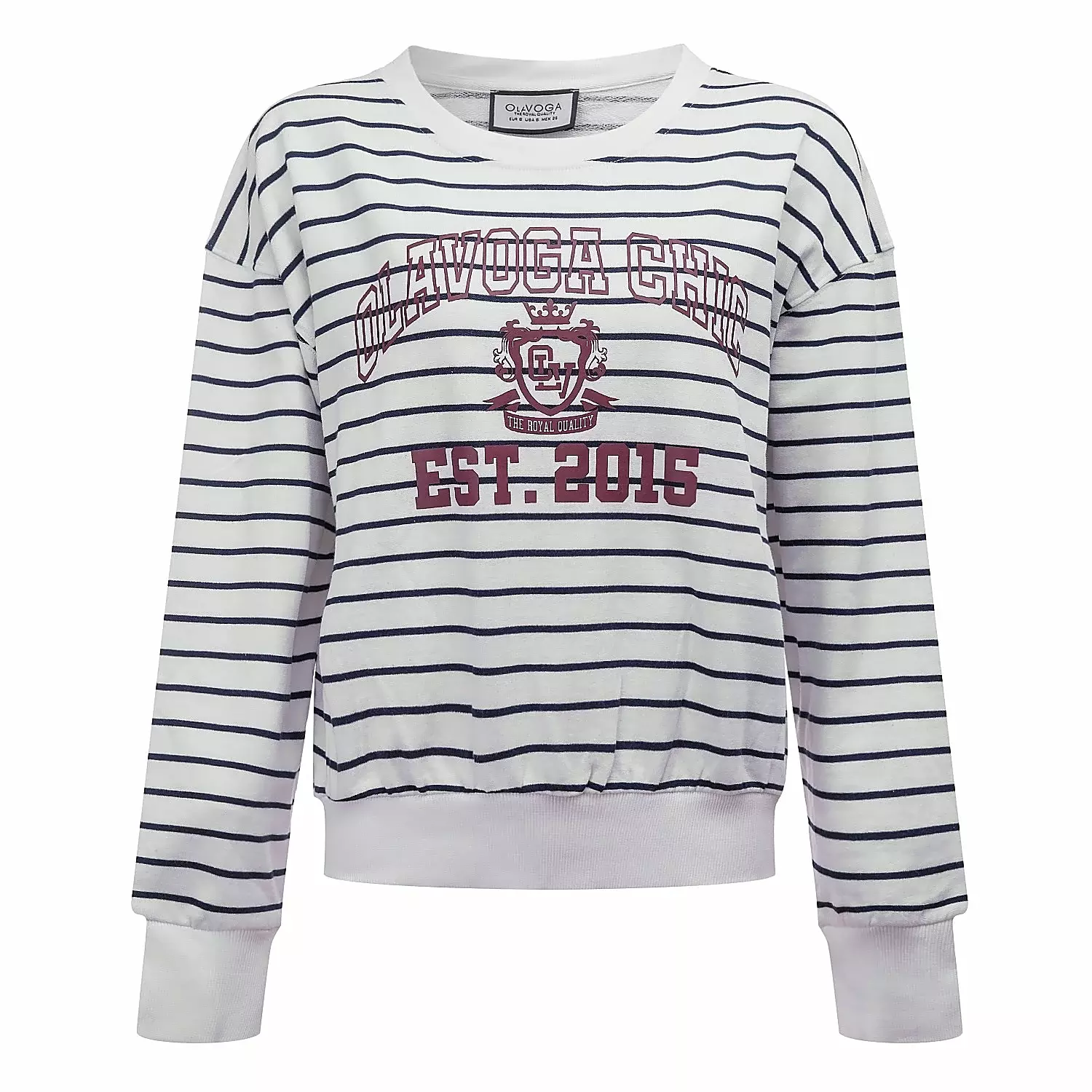 Bluza damska casual OLAVOGA TENCI - Biały