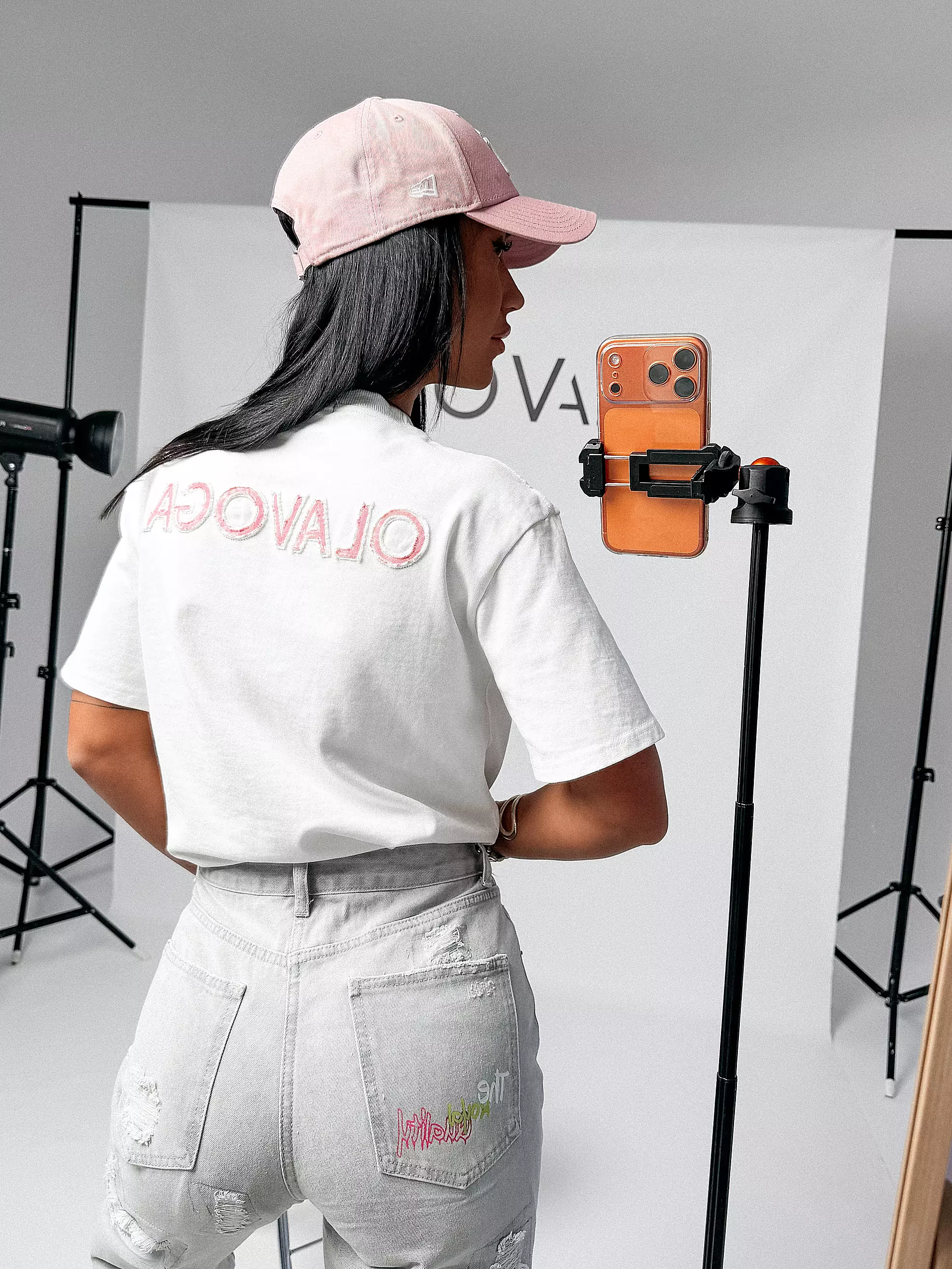 OLAVOGA BLUSH Damen-T-Shirt - Écru