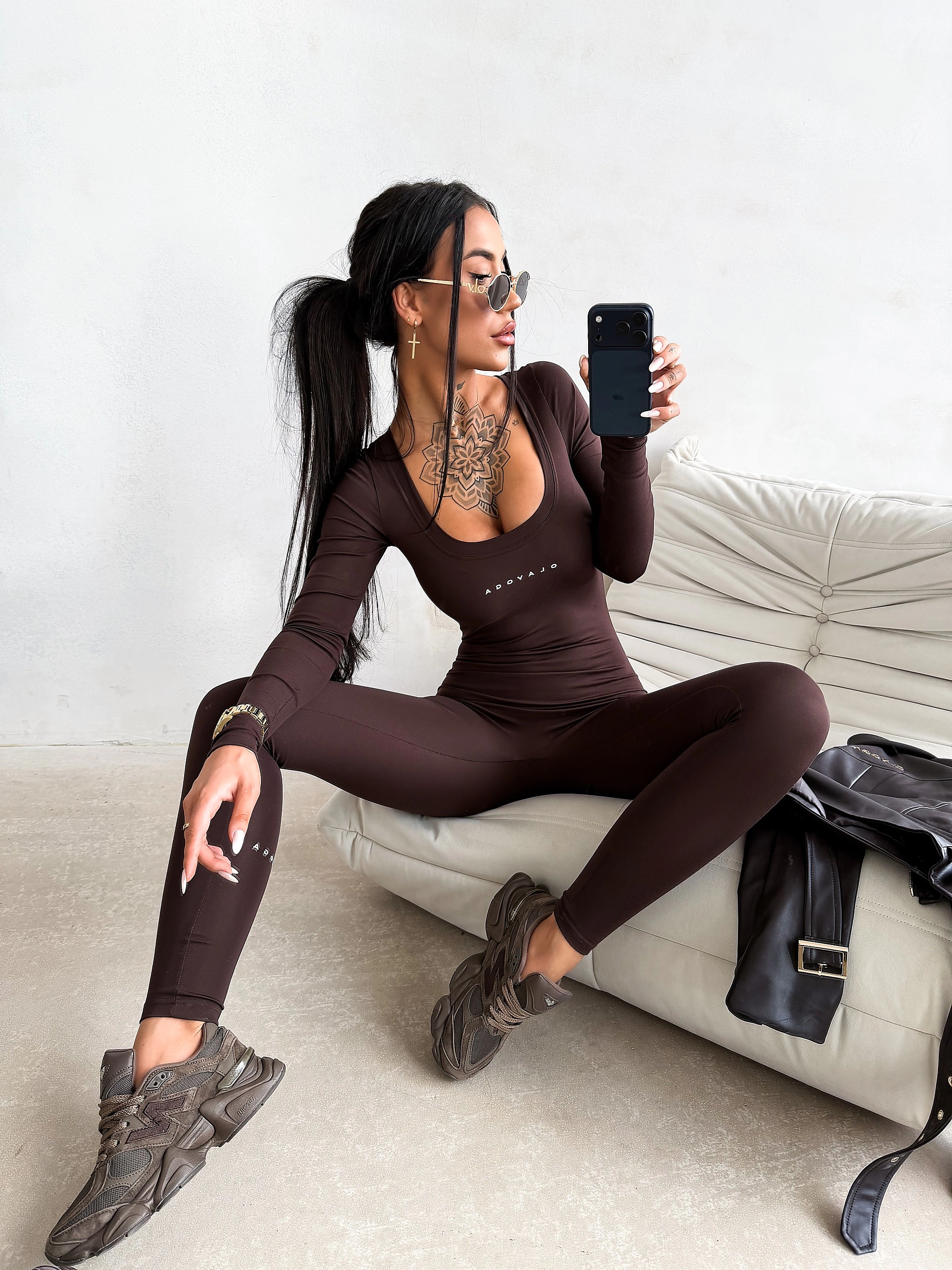 OLAVOGA ICONA Damen-Overall - Braun