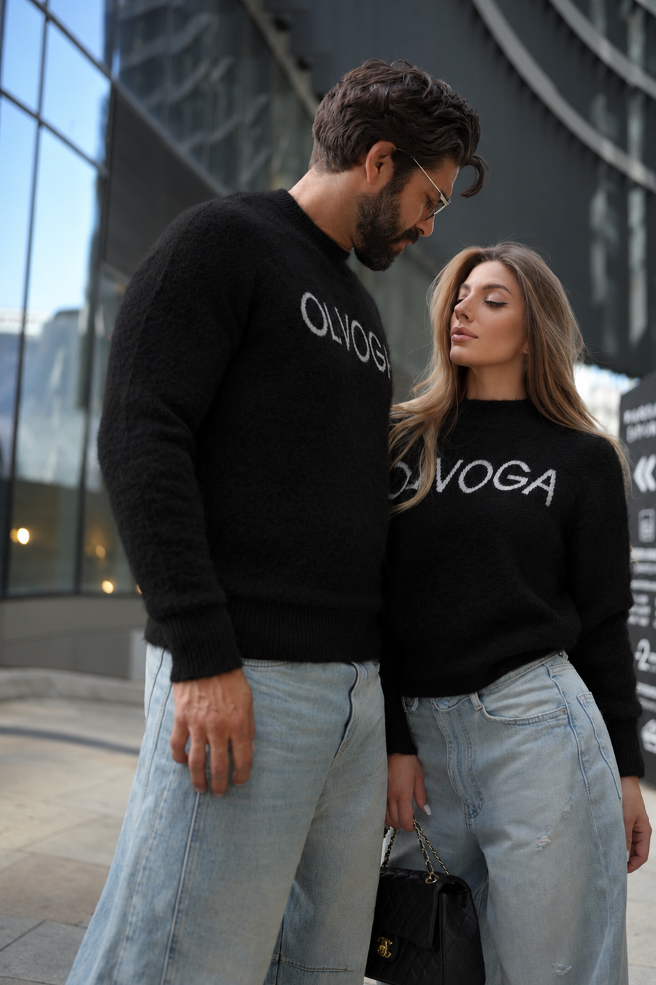 Men's jumper OLAVOGA Men VILA MEN - Black