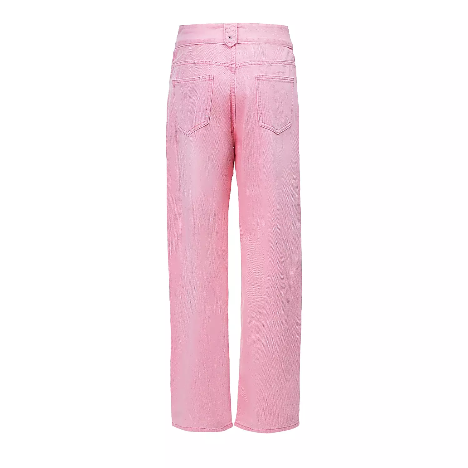 OLAVOGA EREDU women's denim trousers - Powder pink