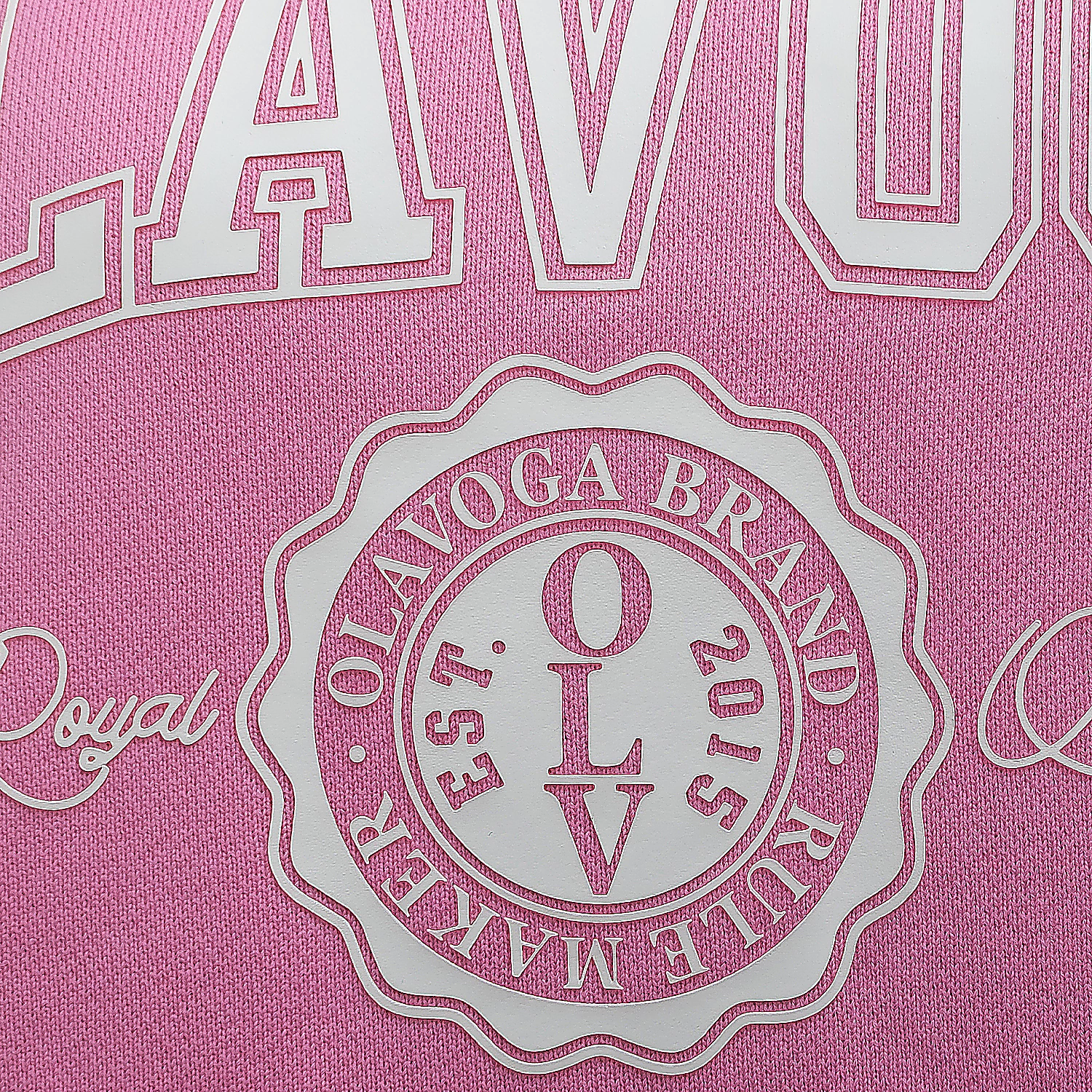 OLAVOGA AMARIS women's college sweatshirt - Pink