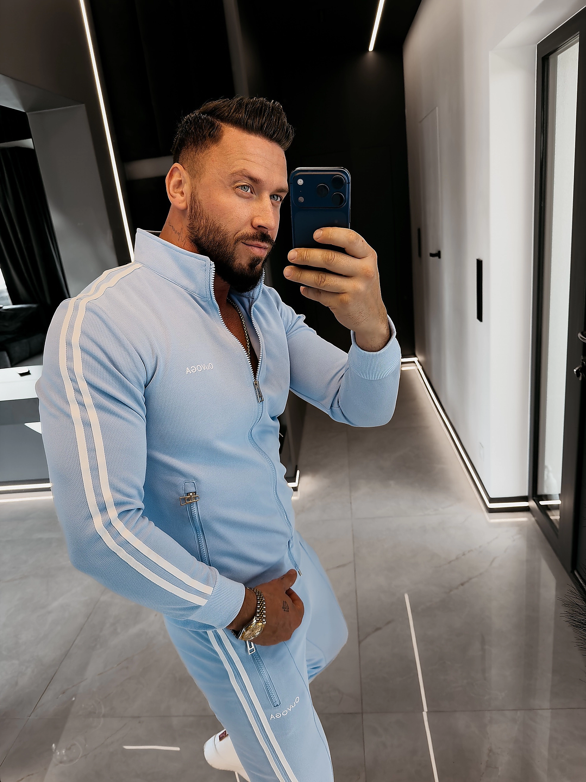OLAVOGA Pánský set DEROX - modrý