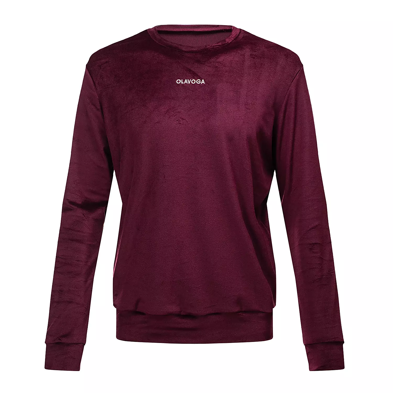 Ladies' velour set OLAVOGA VELVET ASH MEN - Maroon