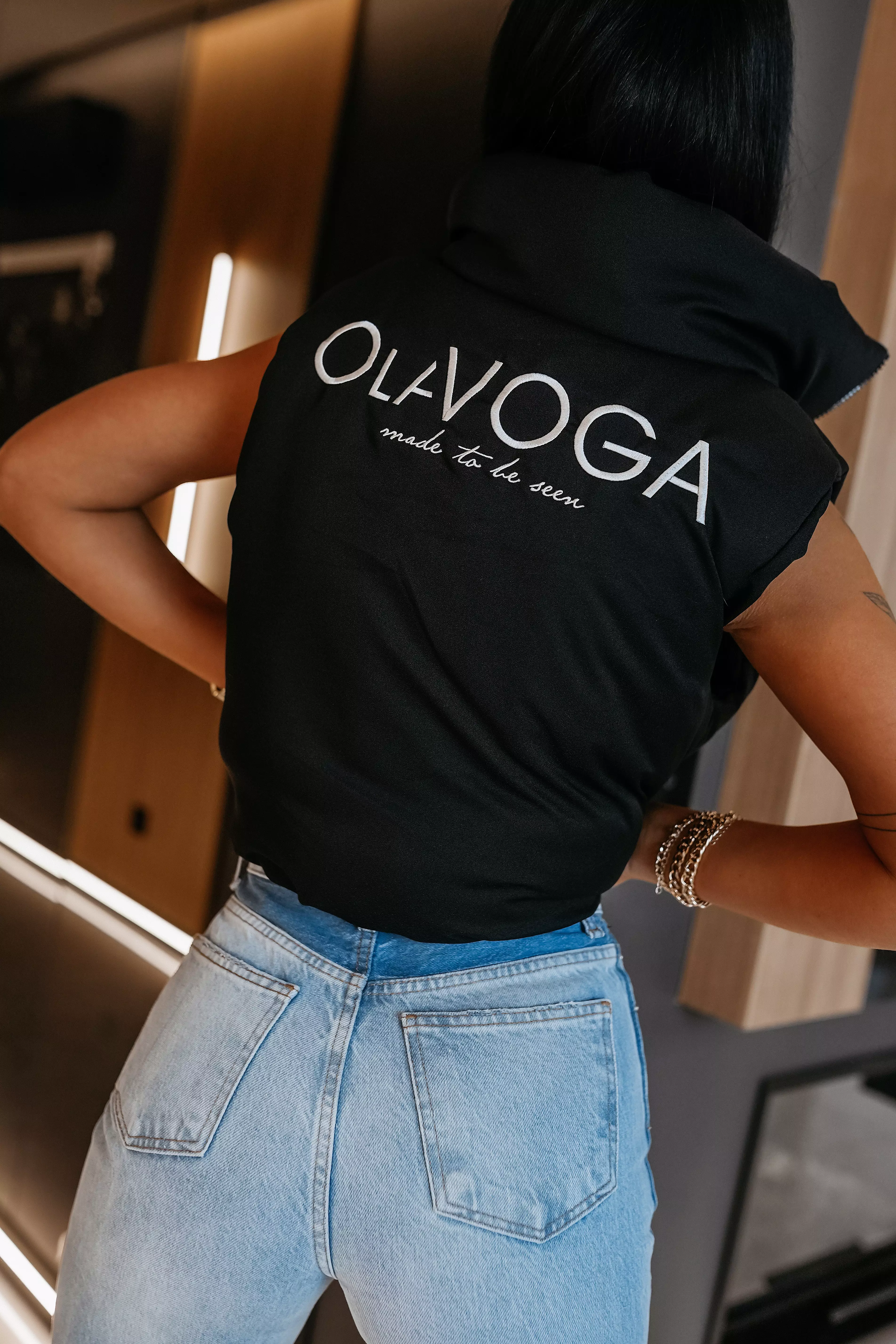 Dámská vesta OLAVOGA AMITY - černá