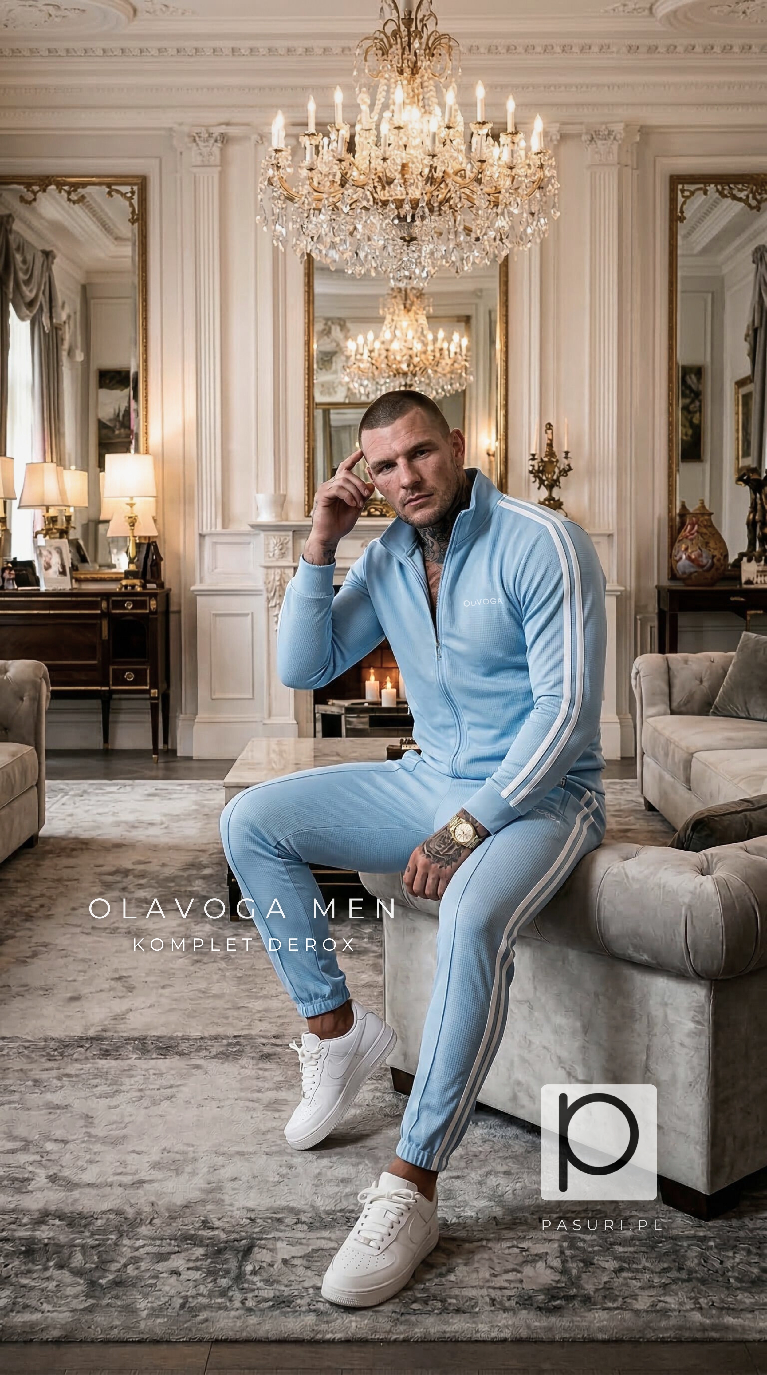 OLAVOGA Pánský set DEROX - modrý