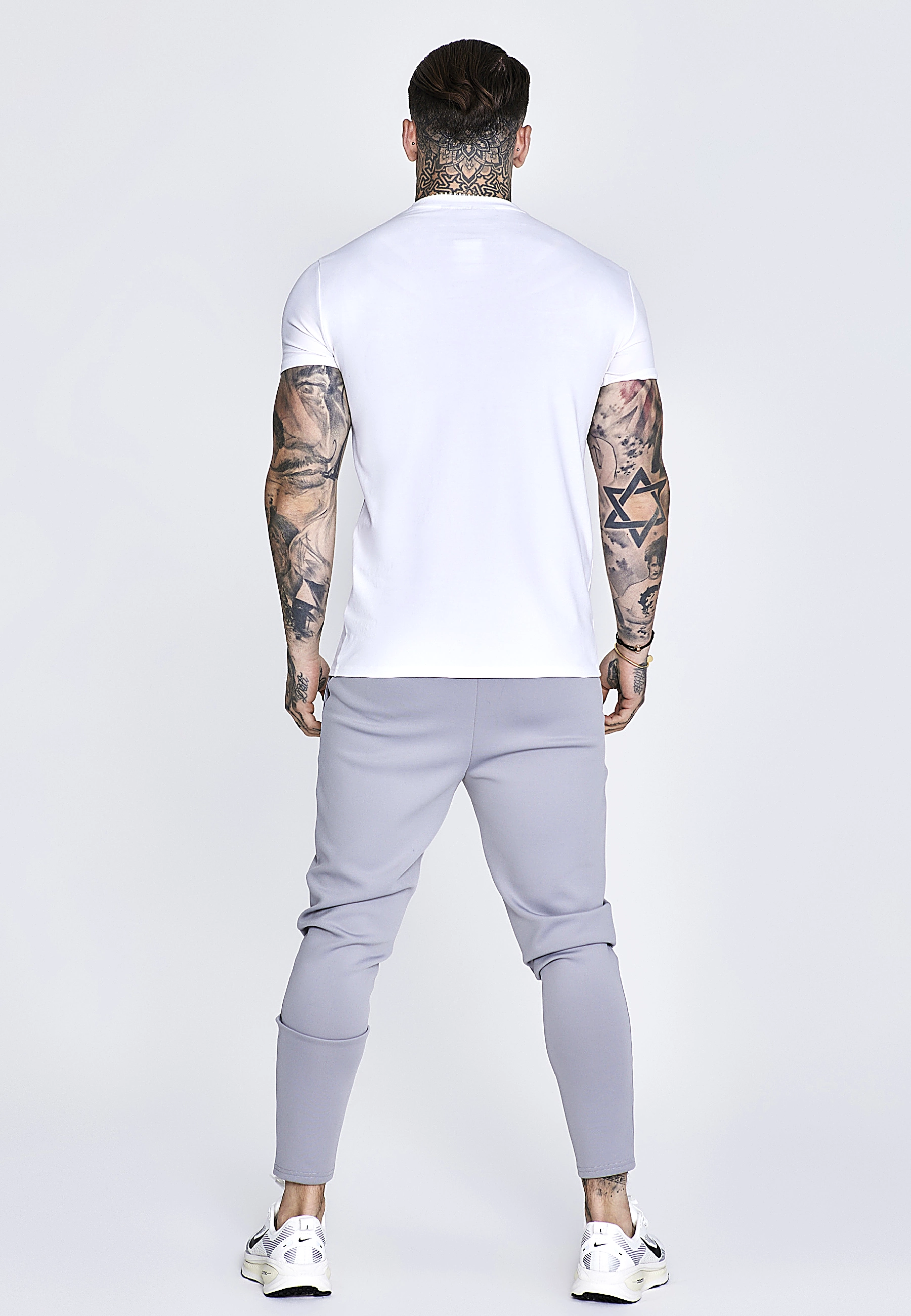 SIKSILK ESSENTIALS Herrenhose 28164 - Grau