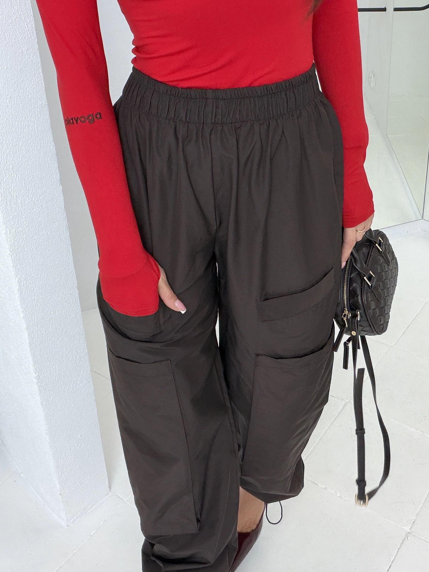 OLAVOGA ARTIFICIAL Nylon-Damenhose – Braun