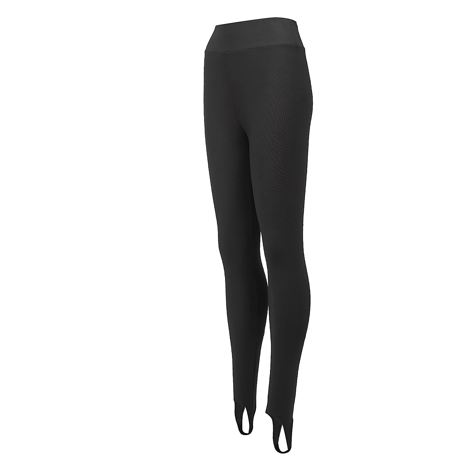 Damen-Leggings mit Fersenkappe OLAVOGA FLEXIBLE - Schwarz