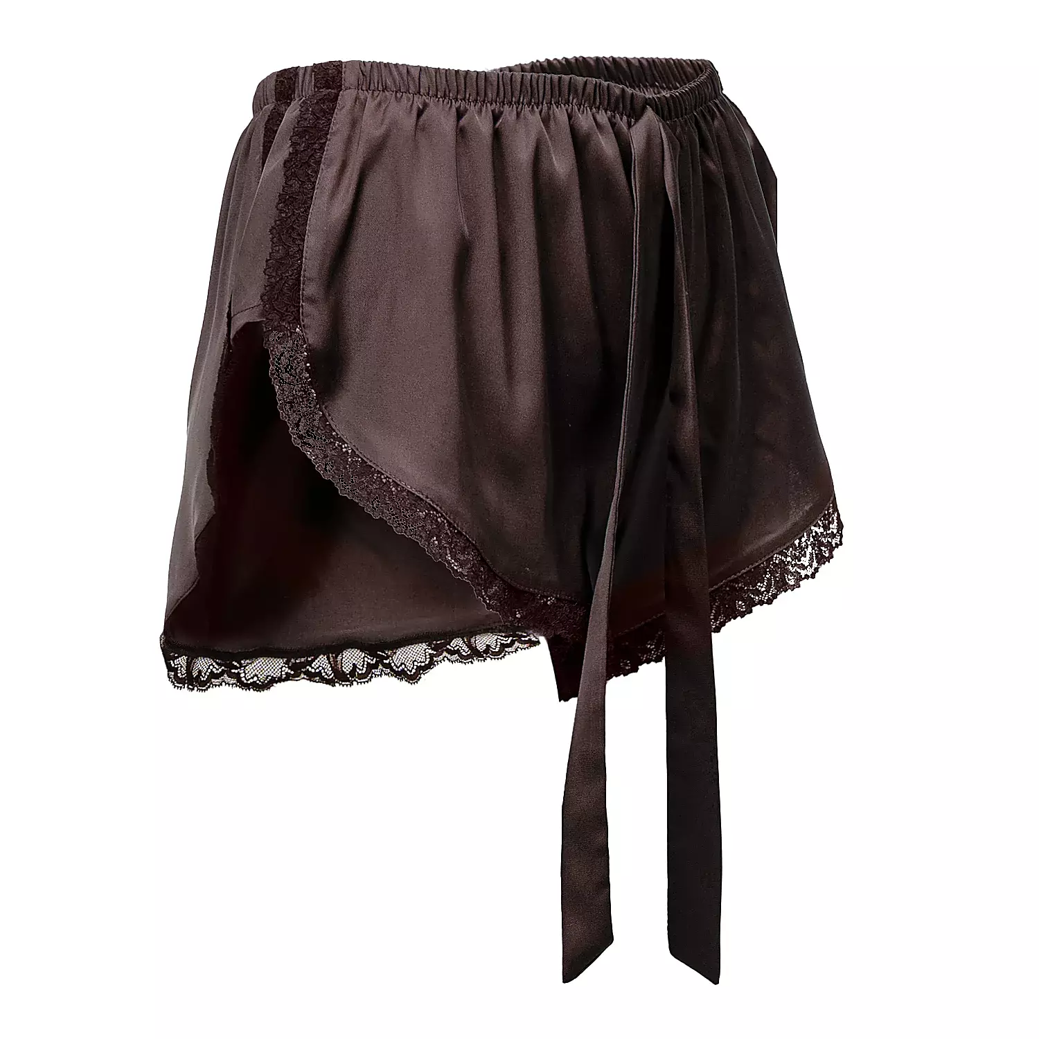 OLAVOGA DESIRE Damen-Pyjama aus Satin - Braun