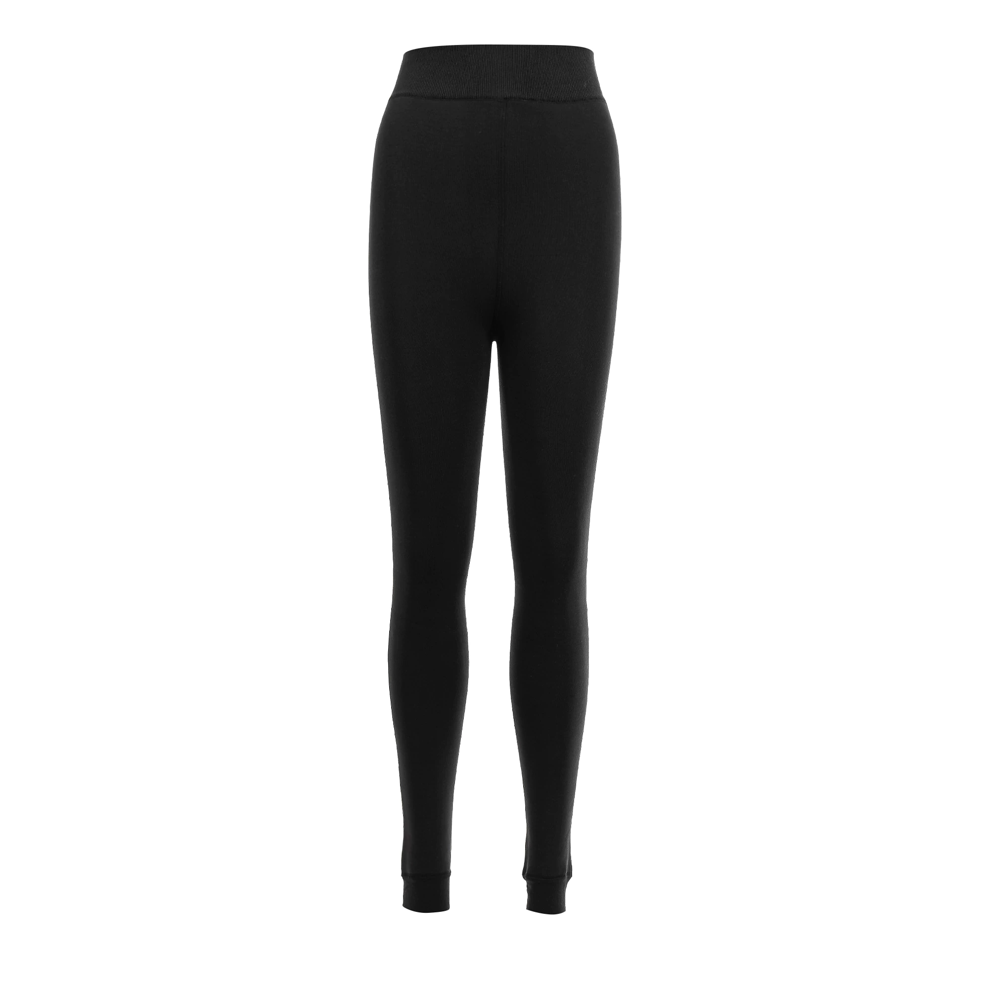 Legginsy damskie ocieplane OLAVOGA NEBULA - Czarny