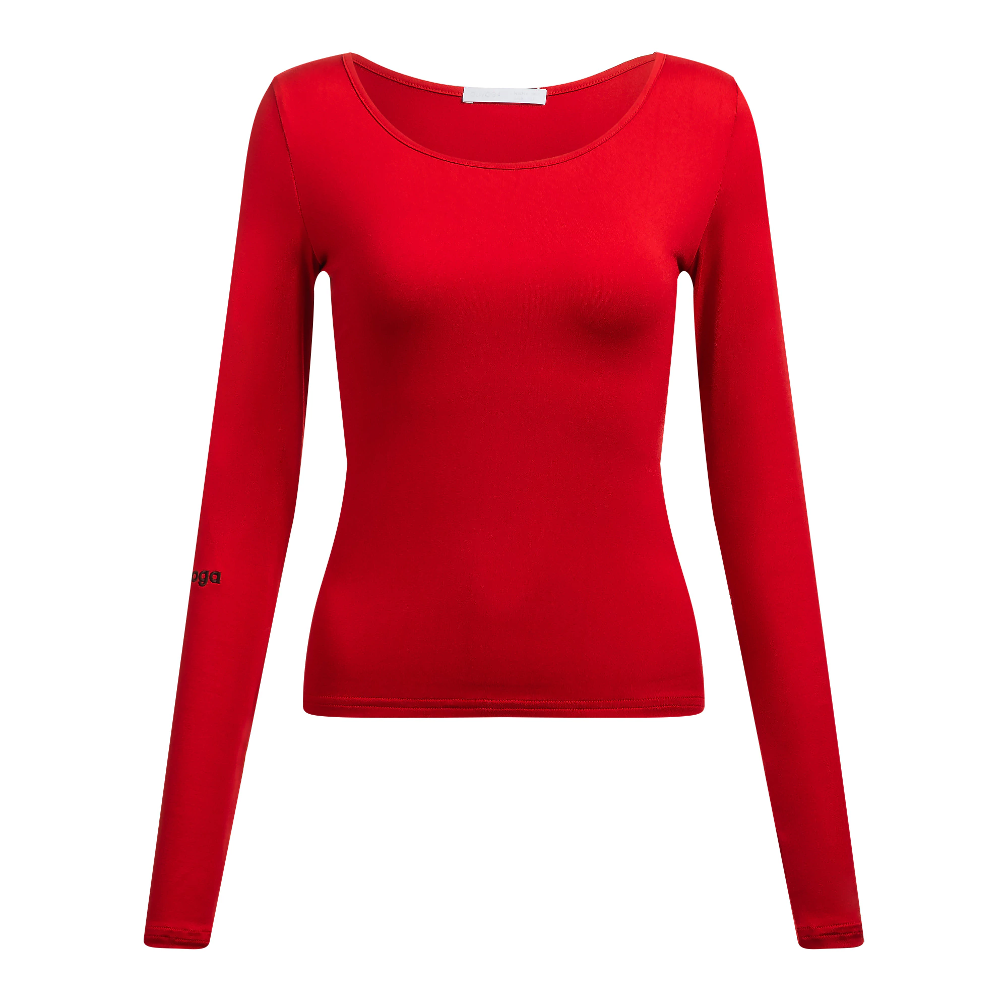 Damen-Sweatshirt in taillierter Passform OLAVOGA NEWY – Rot
