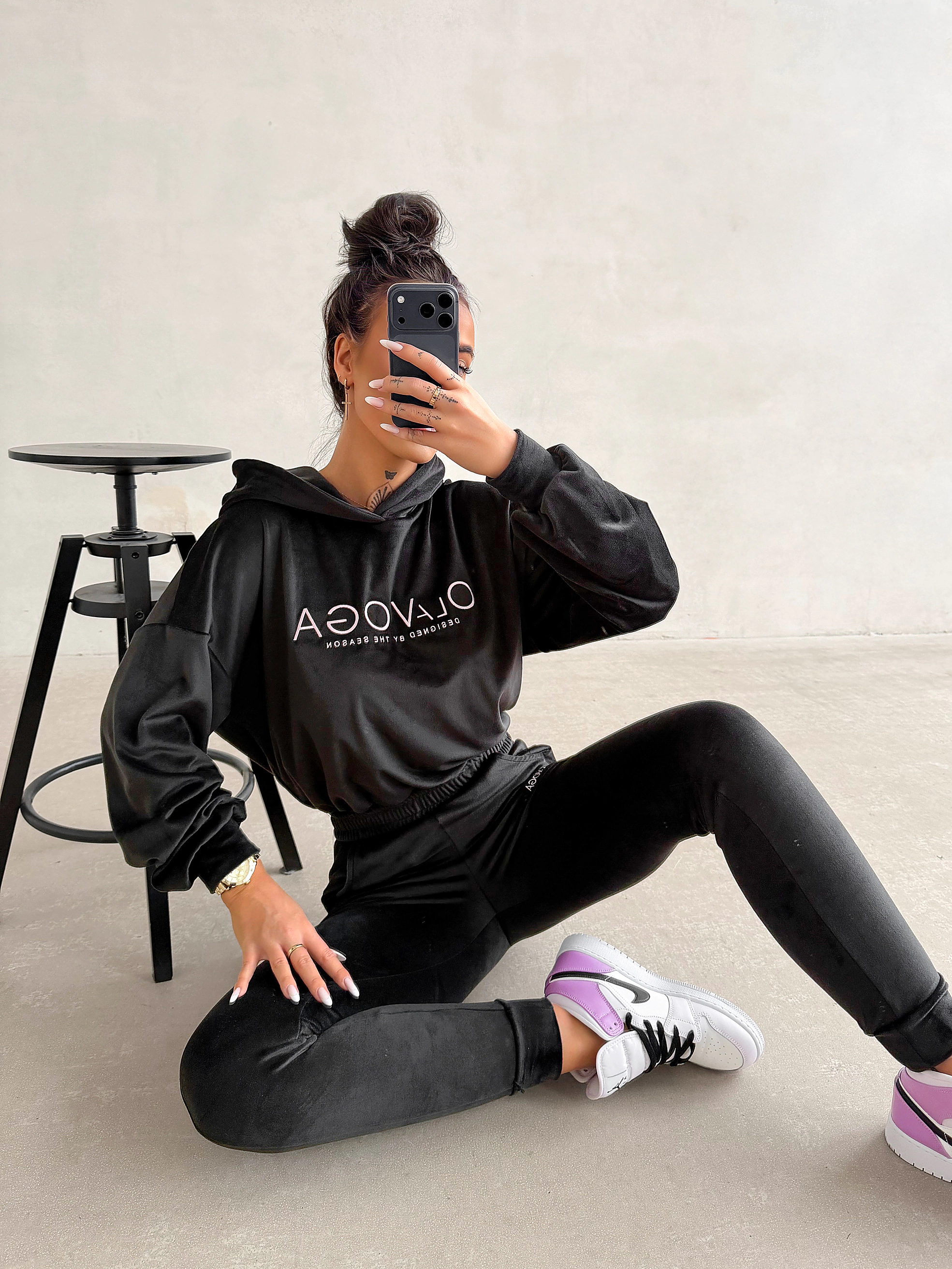 OLAVOGA NEROLI women's tracksuit set - Black
